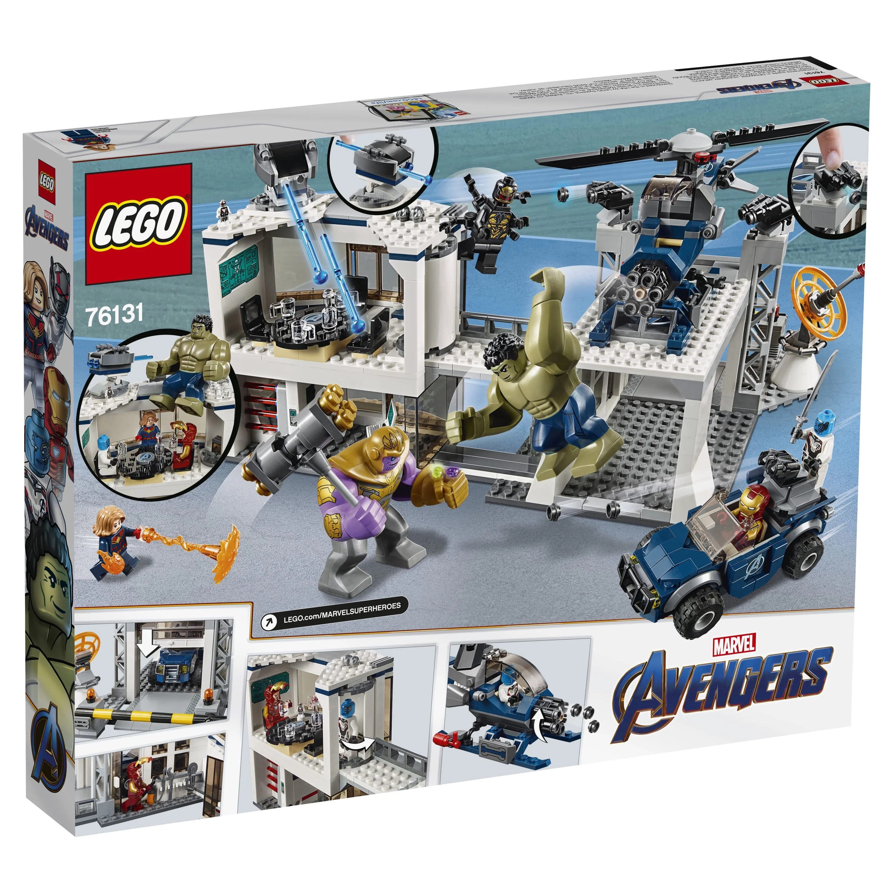 LEGO Marvel Avengers Compound Battle 76131 Building Set (699 pieces)