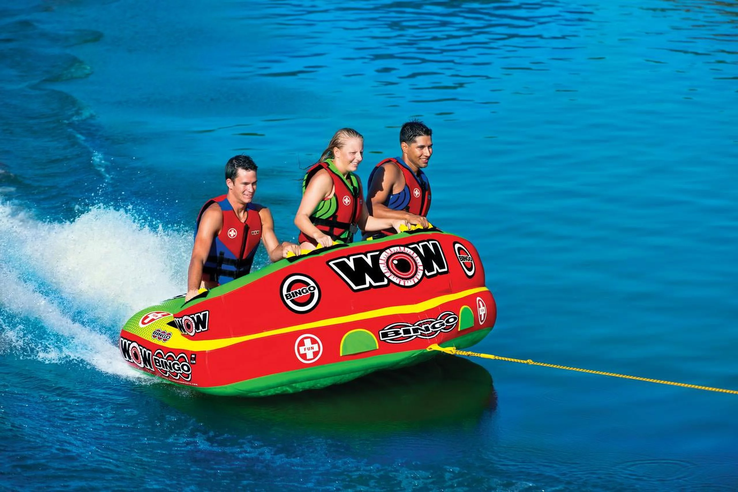 Wow Sports 14-1070 Bingo 3 Inflatable And Towable Water Sport