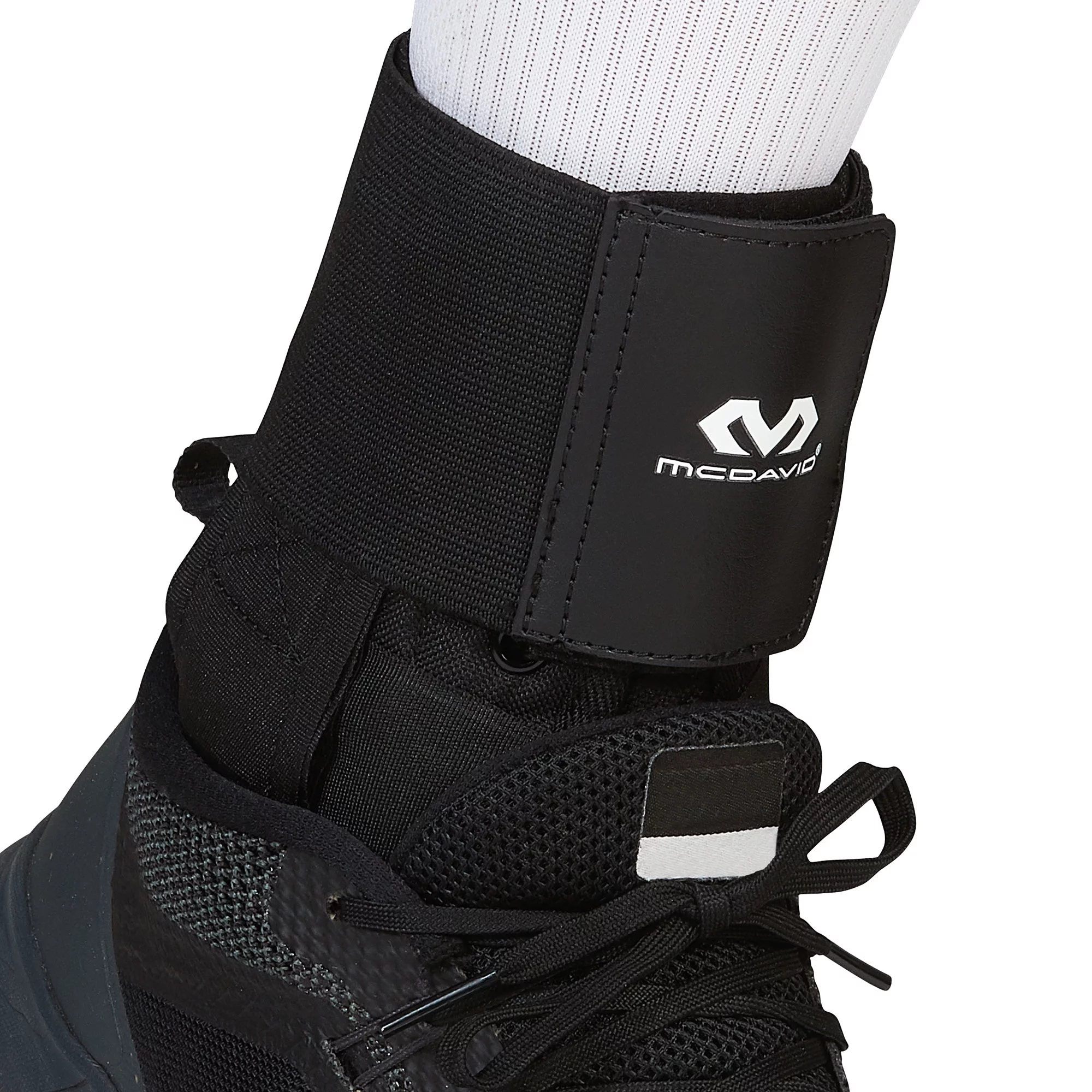 McDavid Sport Ankle Brace w/ Strap Support, Adult, Small, Black