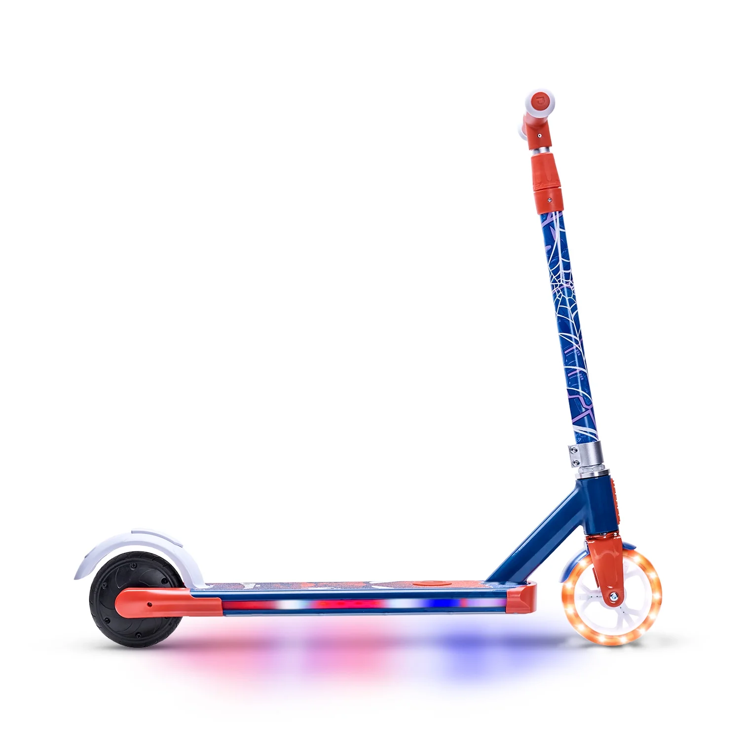 Jetson Marvel Spider-Man Kids’ Electric Scooter| 7 Miles Per Hour | 4 Miles Max Range | 60-Watt Motor |Light-Up Deck |Height-Adjustable Handlebar | Ages 8+