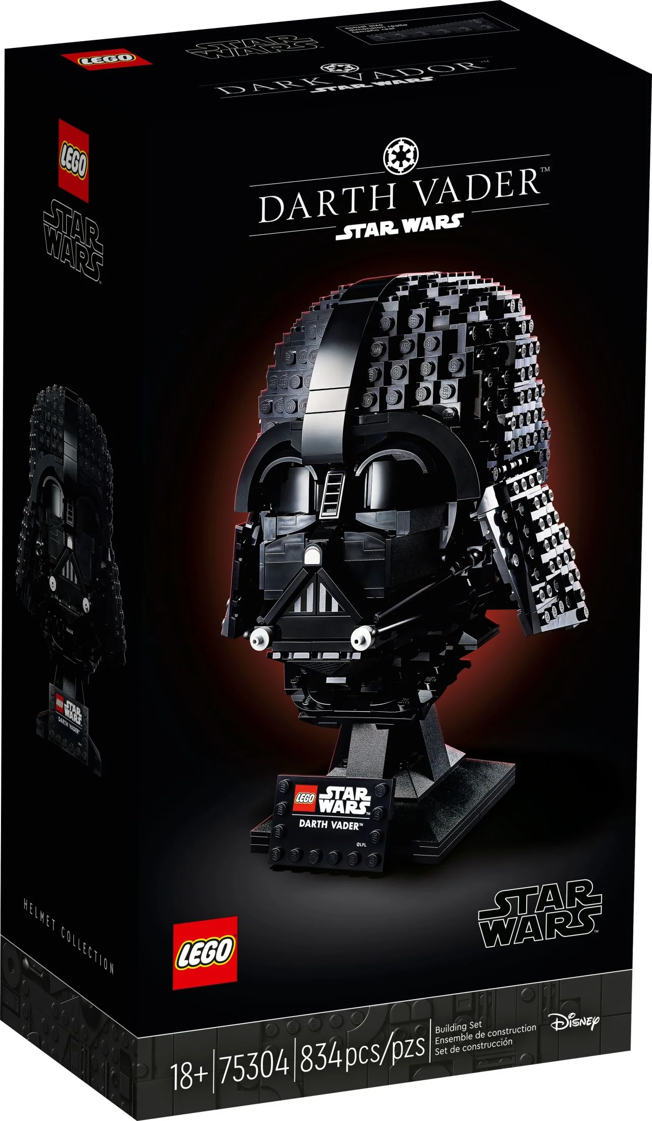 LEGO Star Wars Darth Vader Helmet 75304 Set, Mask Display Model Kit for Adults to Build, Gift Idea for Men, Women, Him or Her, Collectible Home Decor Model