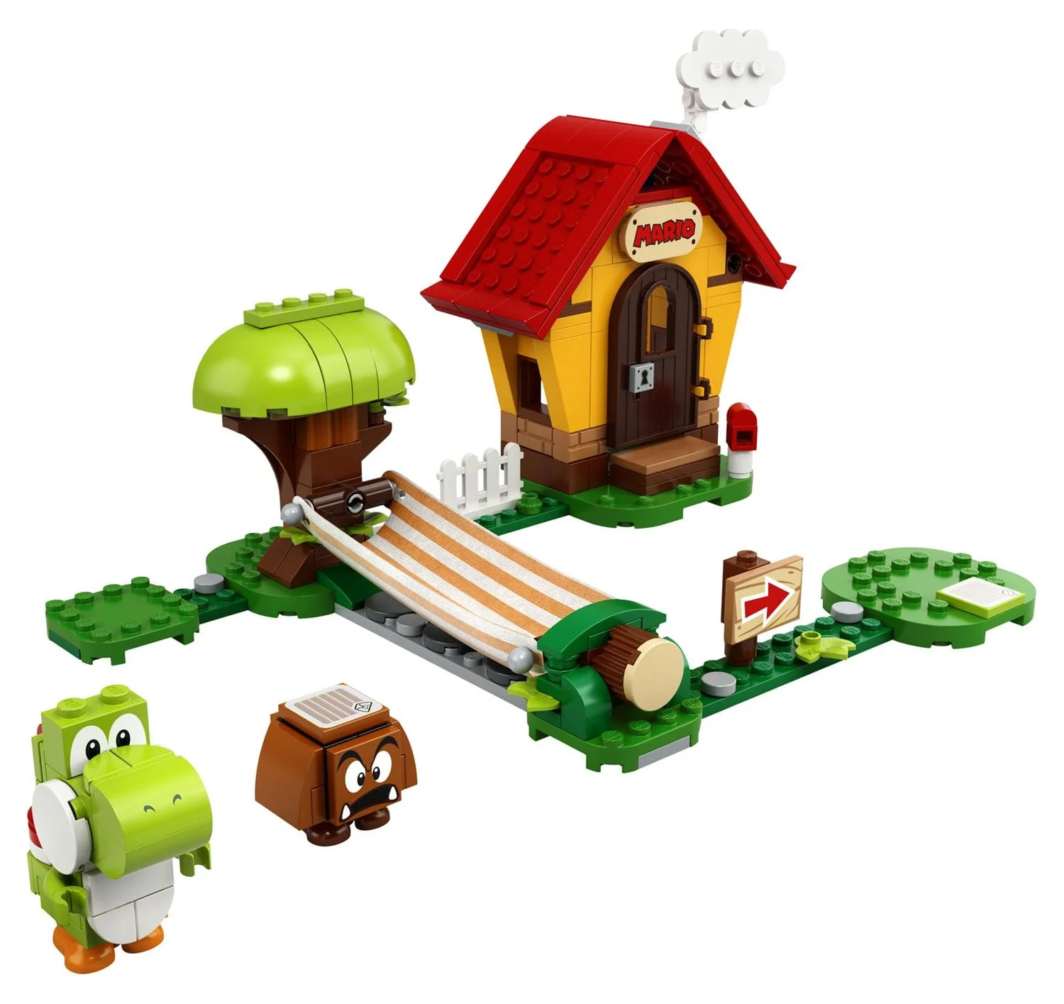 LEGO Super Mario Mario’s House & Yoshi Expansion Set 71367 Building Toy for Kids (205 Pieces)