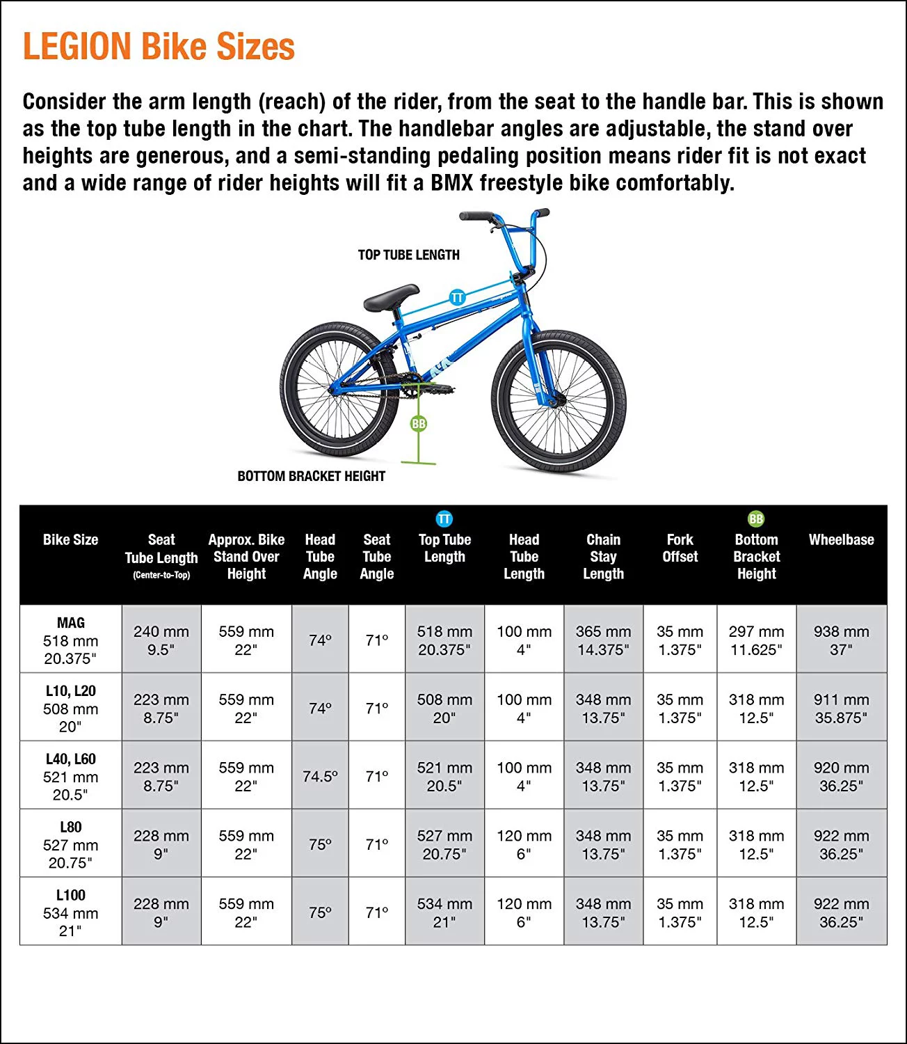 Mongoose 20 In., Legion Mag Boy’s Freestyle Bicycle, Orange