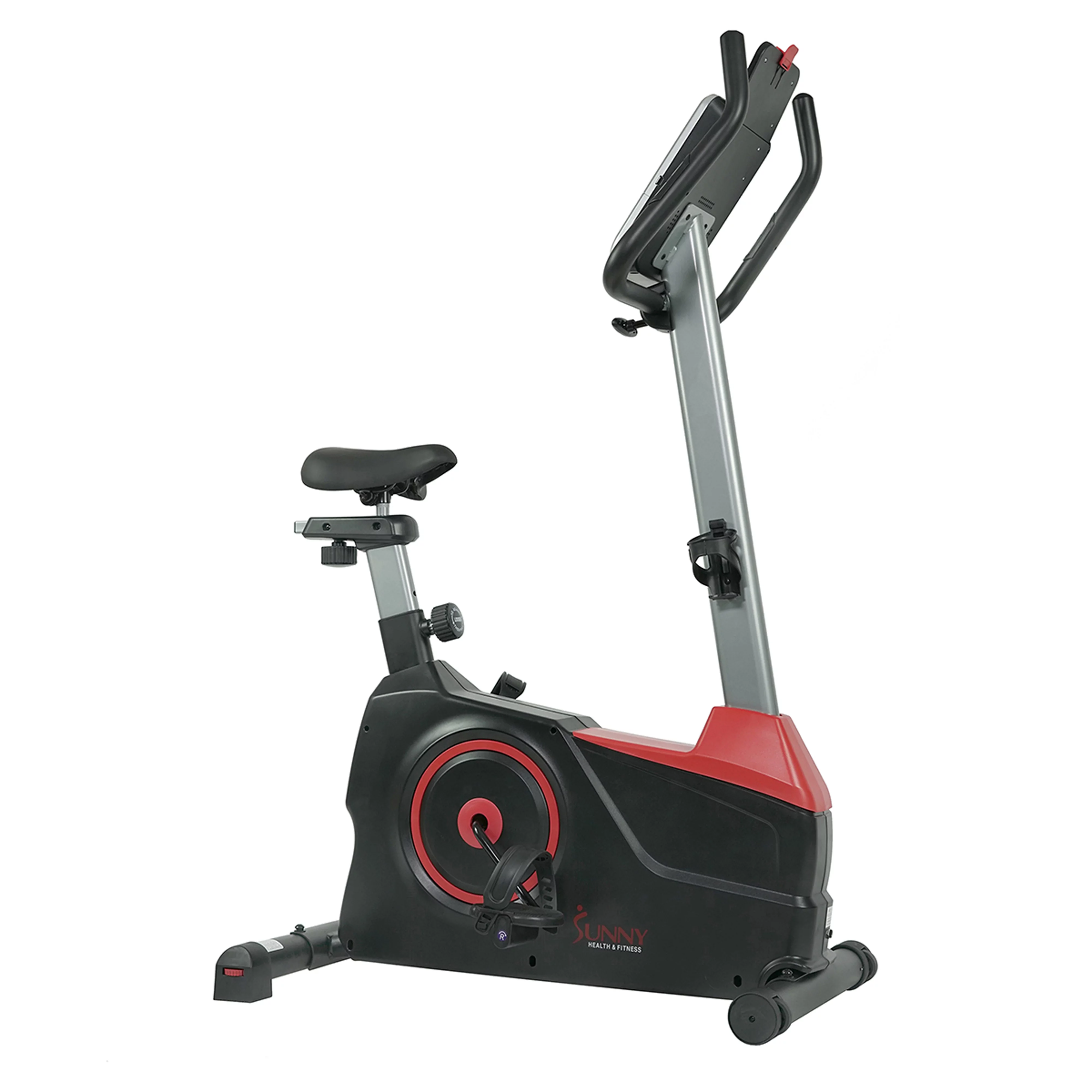 Sunny Health & Fitness Evo-Fit Stationary Upright Bike with 24 Level Electro-Magnetic Resistance – SF-B2969