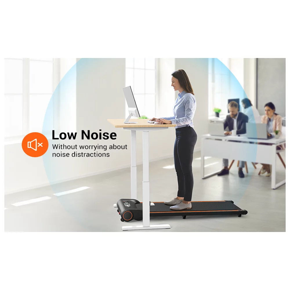 Walking Pad, Under Desk Treadmill with Remote Control, 0.6-4 mph Compact Treadmills for Home