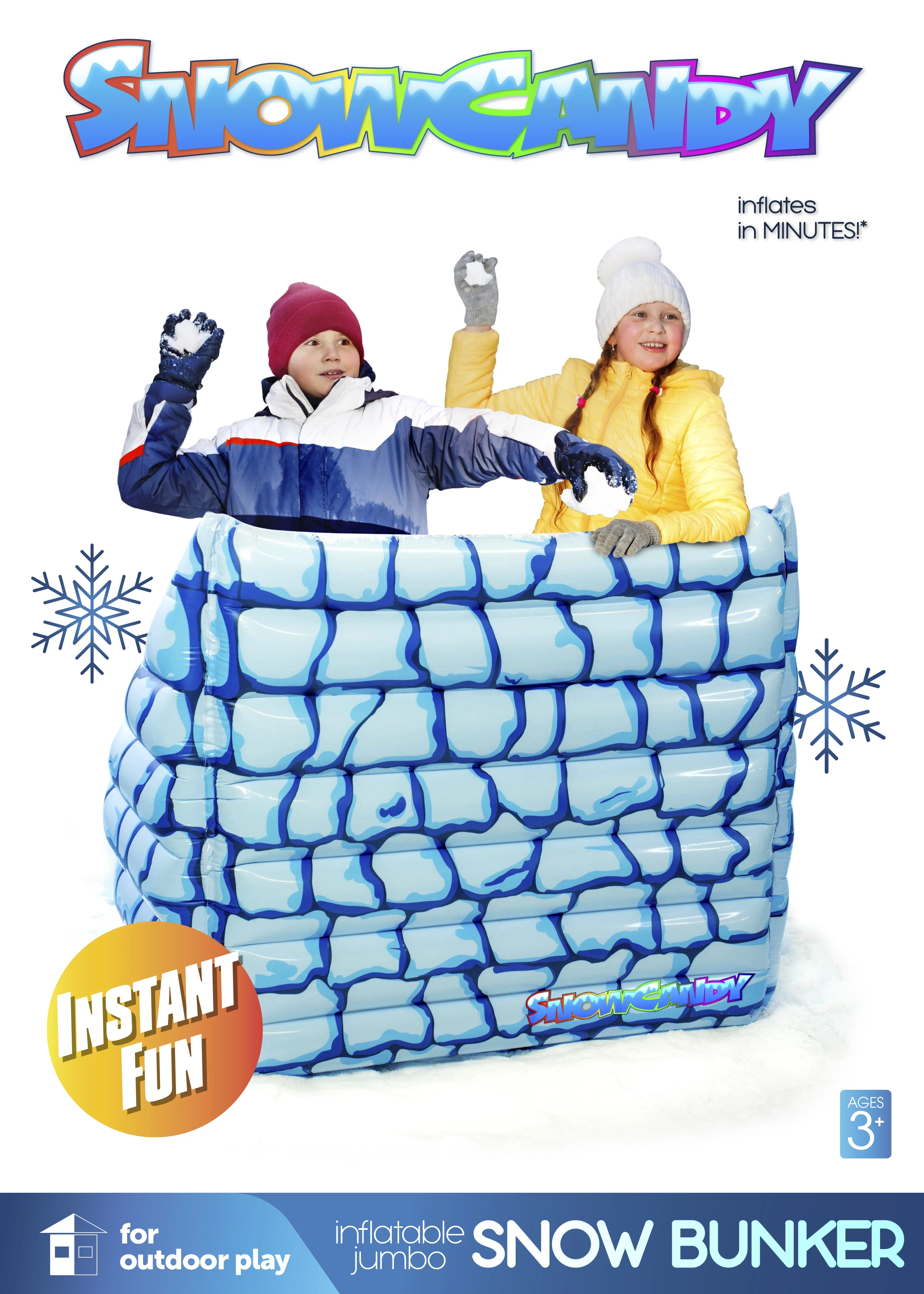 SnowCandy Inflatable Snow Bunker