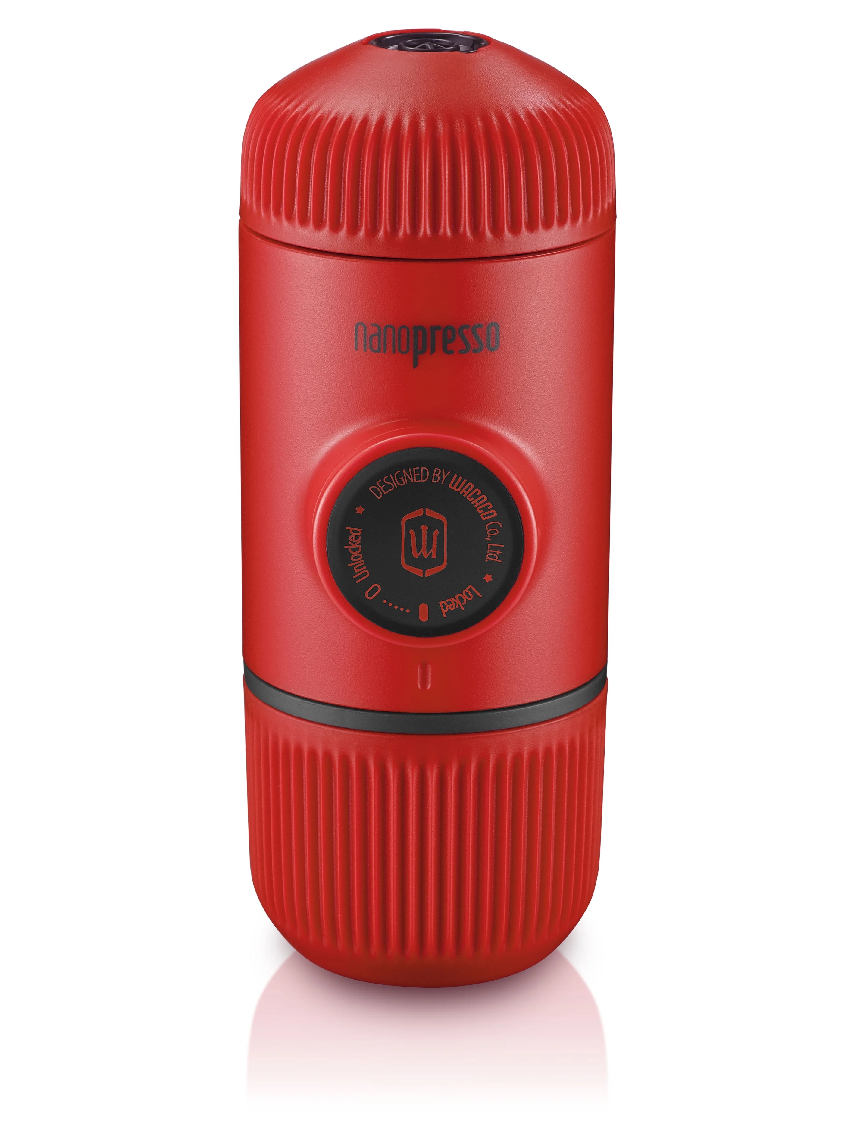 Wacaco Nanopresso Portable Coffee Maker with Bag -Mini Coffe Expresso Machine, Red Patrol