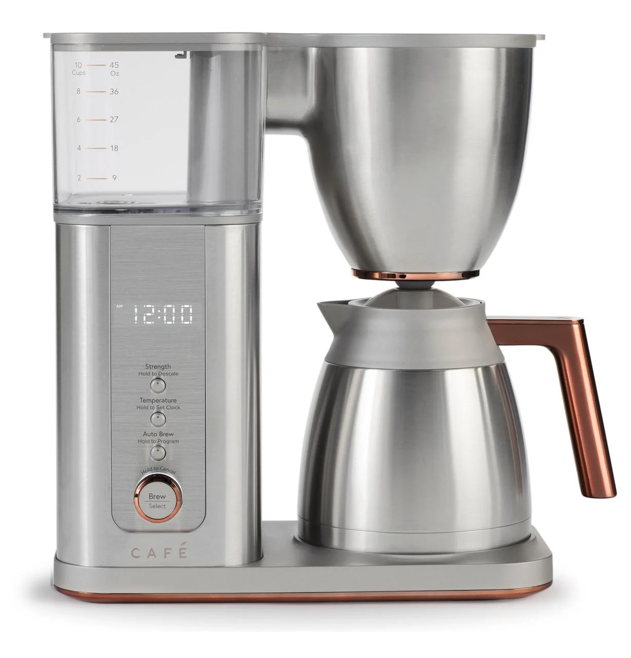 Caf – Drip 10-Cup Coffee Maker with WiFi – Brushed Stainless