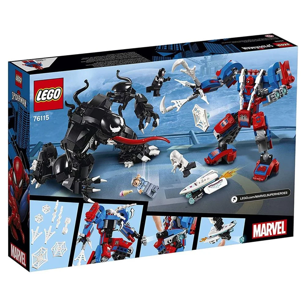 LEGO Super Heroes Marvel Spider Mech Vs. Venom 76115 Building Kit