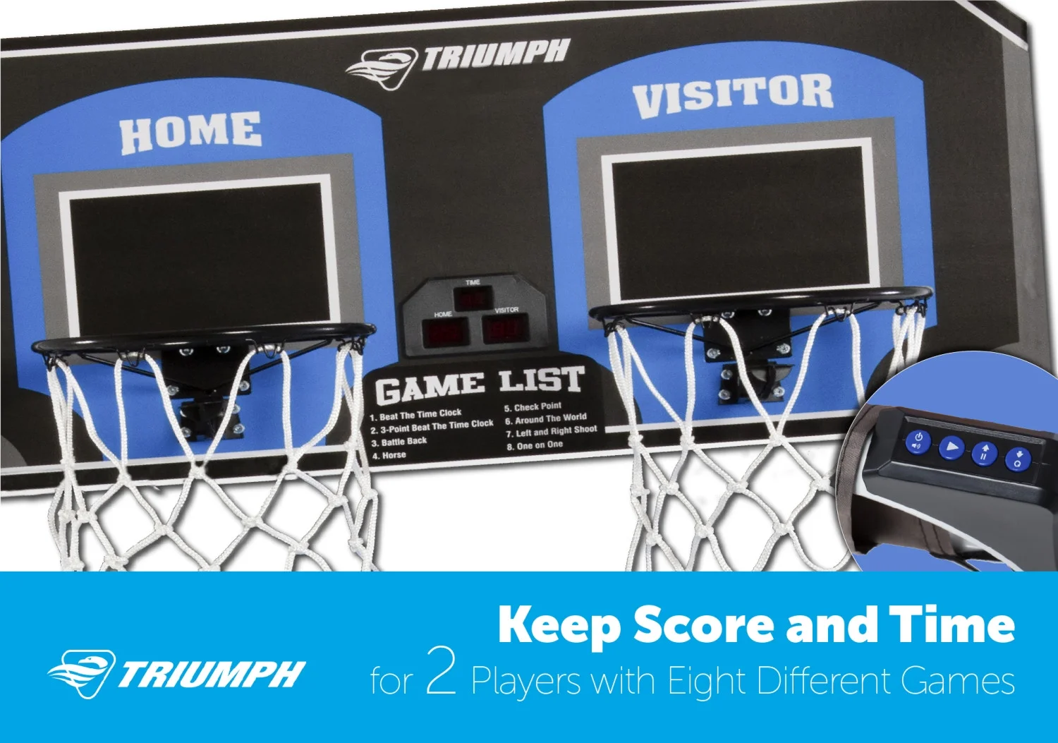 Triumph Big Shot II Double Shootout Basketball Game