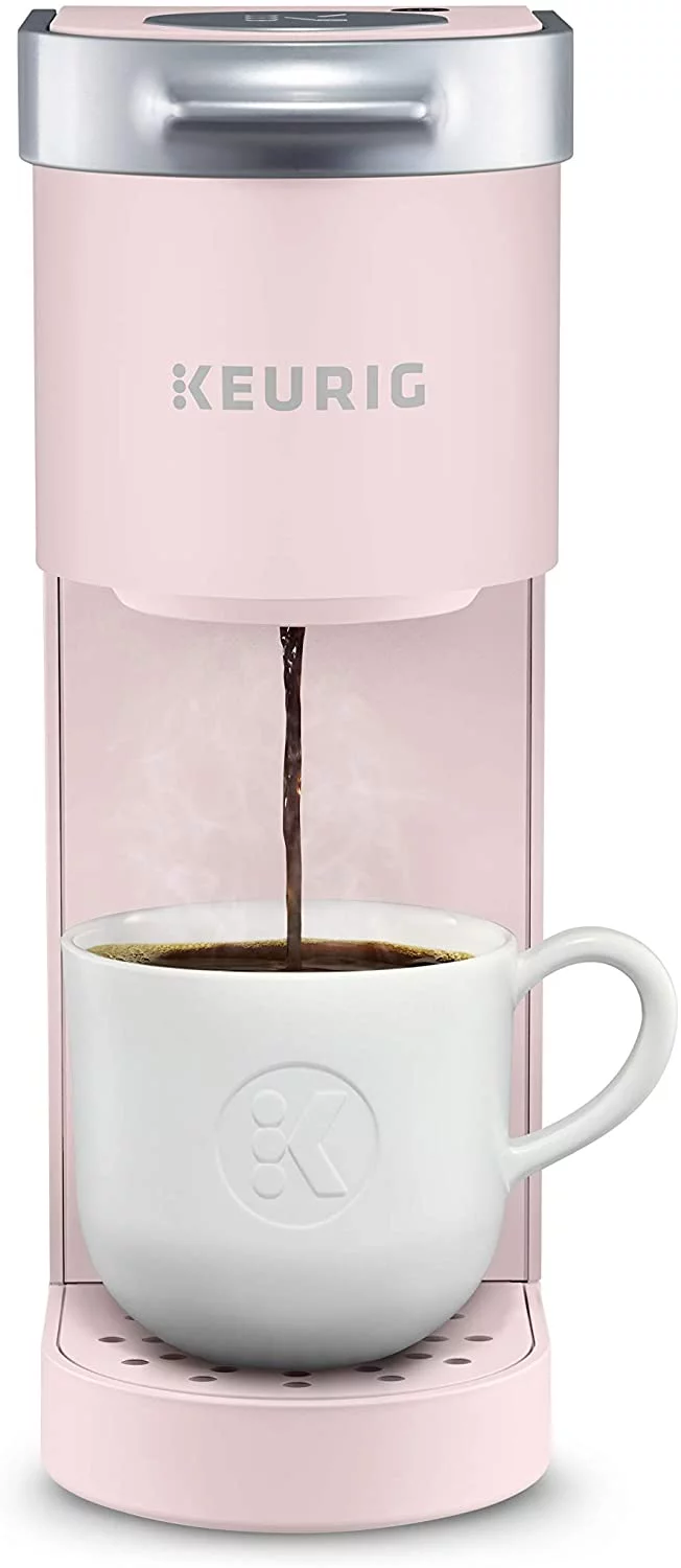 Keurig K-Mini Coffee Maker, Single Serve K-Cup Pod Coffee Brewer, 6 to 12 Oz. Brew Sizes, Dusty Rose