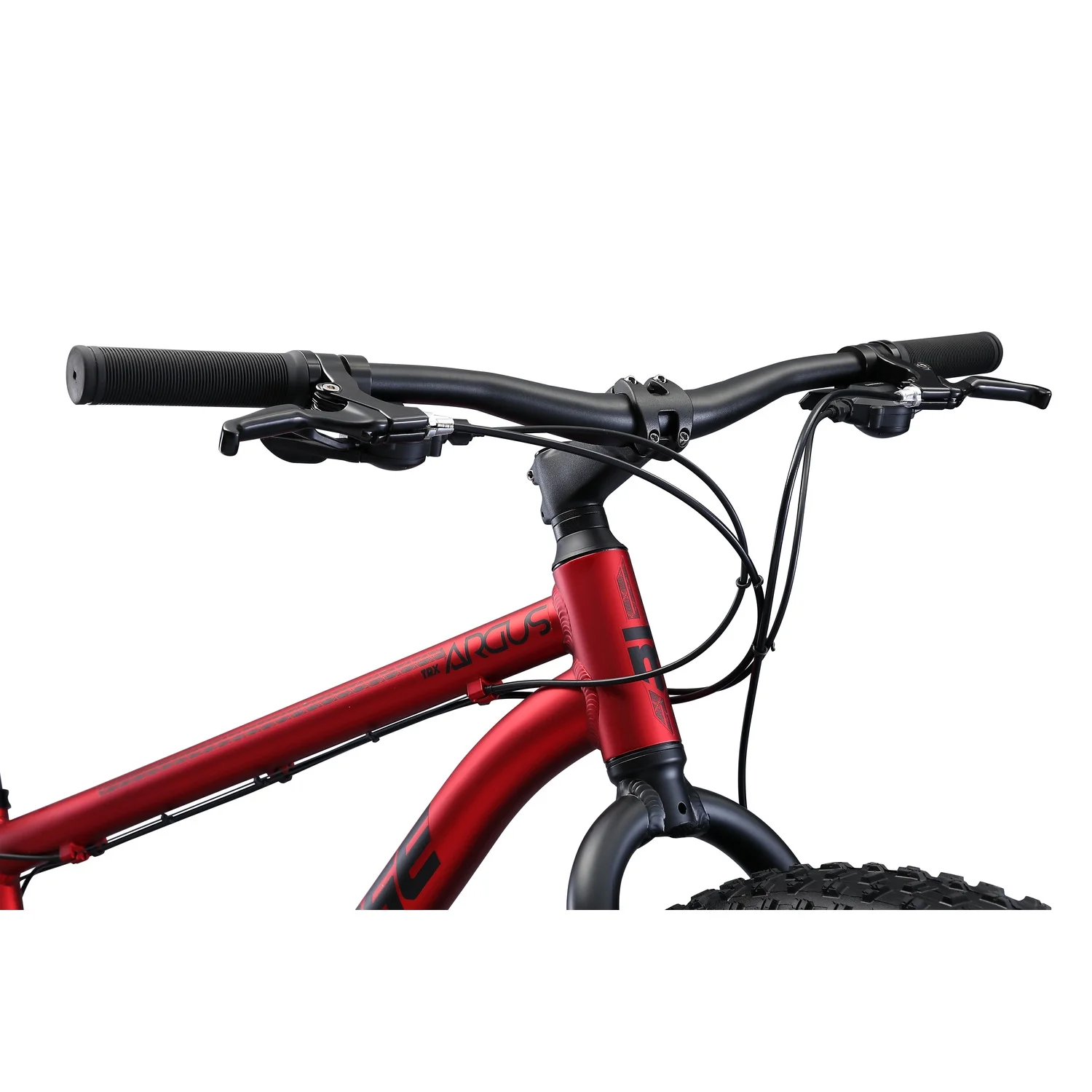 Mongoose Argus TRX Fat Tire Mountain Bike, 26-Inch Wheels, 16 Speeds, Red