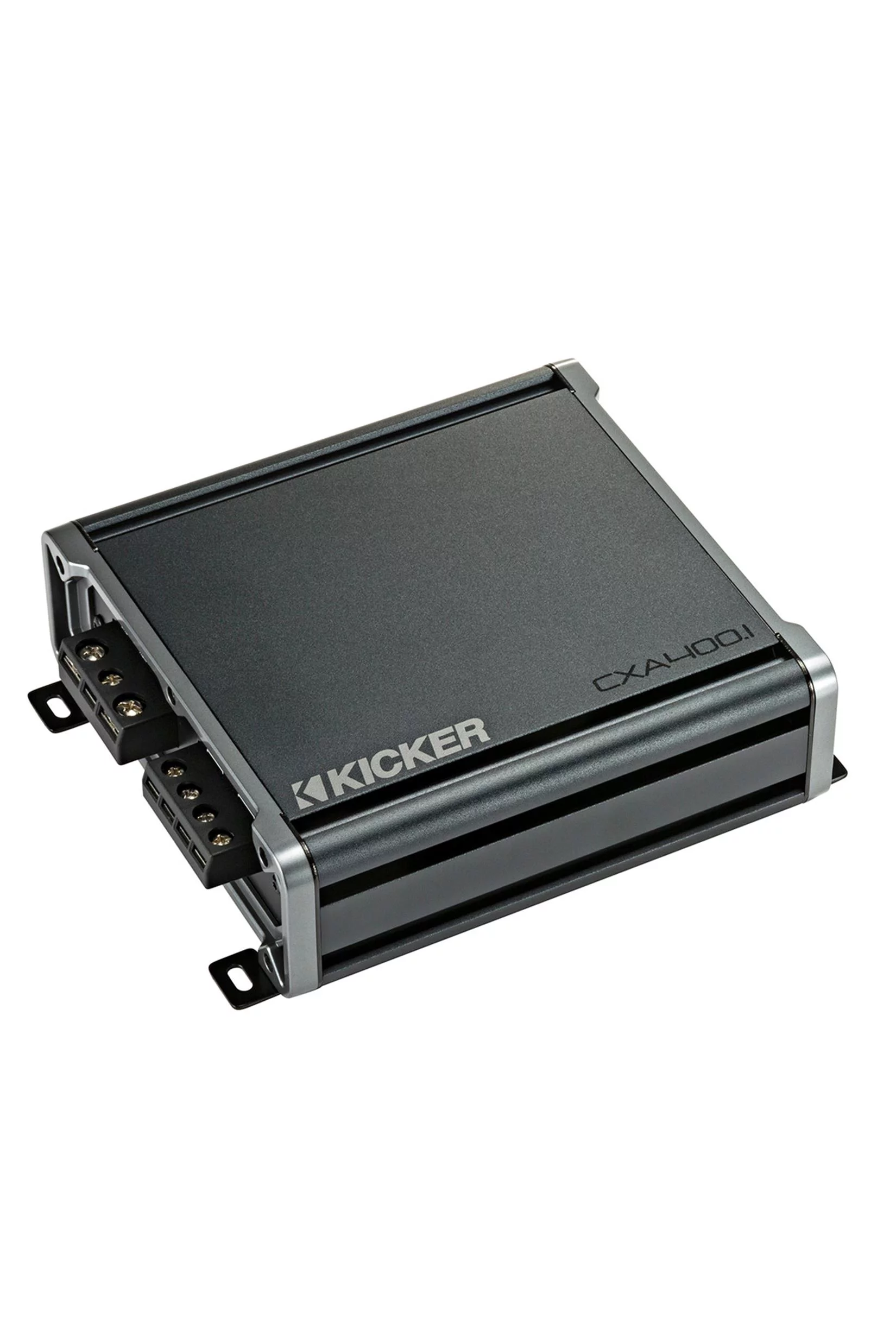 Kicker CX400.1 400W Class D Mono Amplifier for Car Audio Speakers, Black