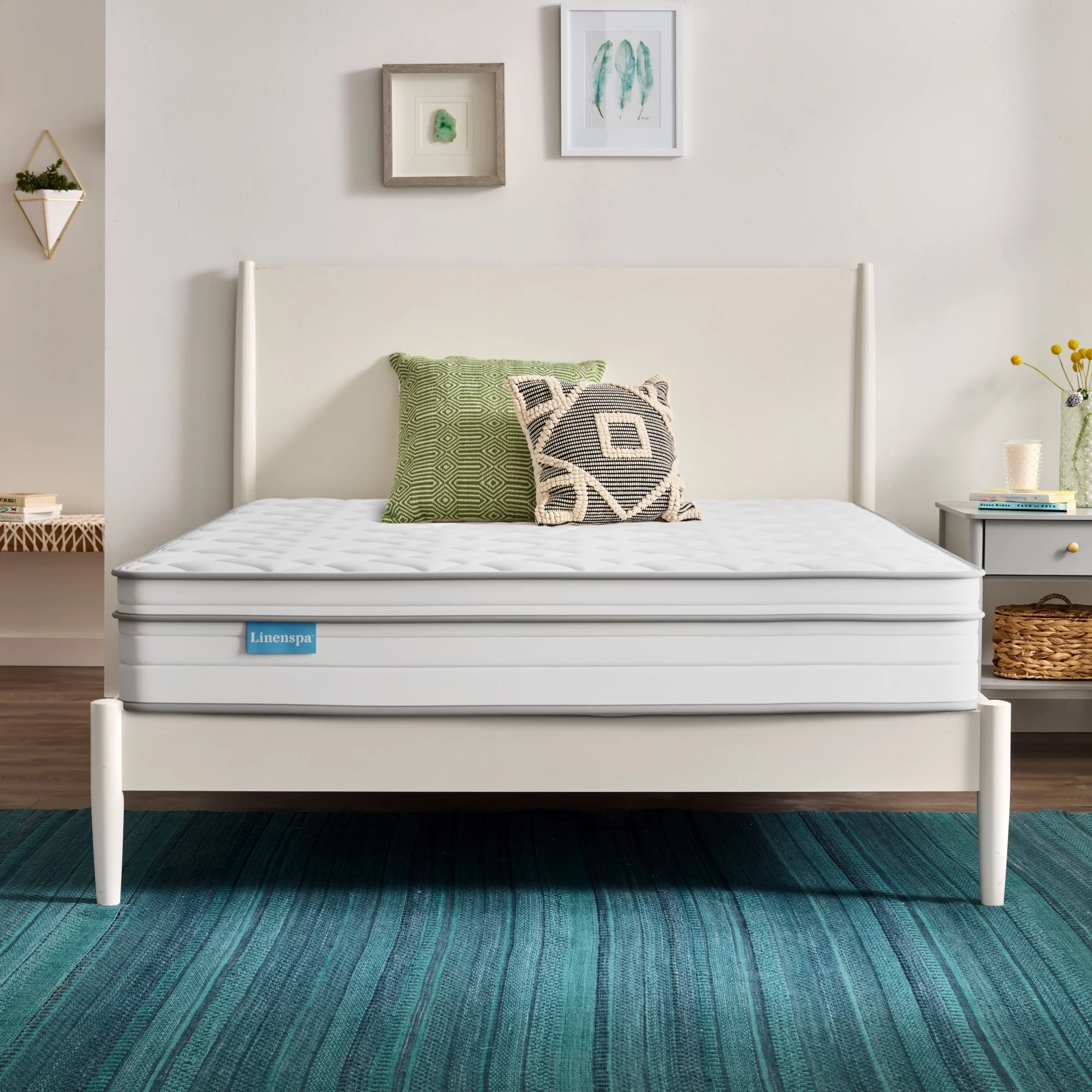 Linenspa Dreamer 10″ Hybrid Mattress, Full