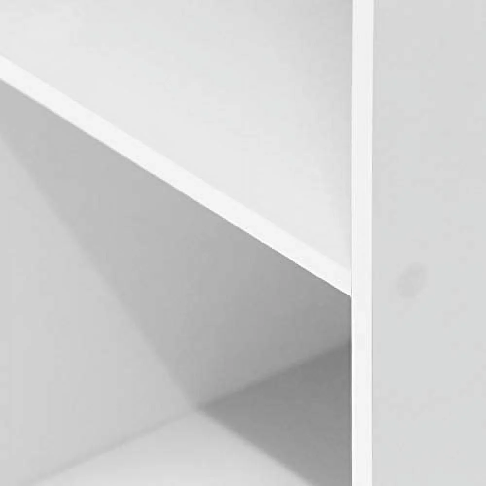 Furinno 11003WH 3 – Tier Open Shelf Bookcase, White Color – 12″ W x 31.5″ H x 9.3″ D