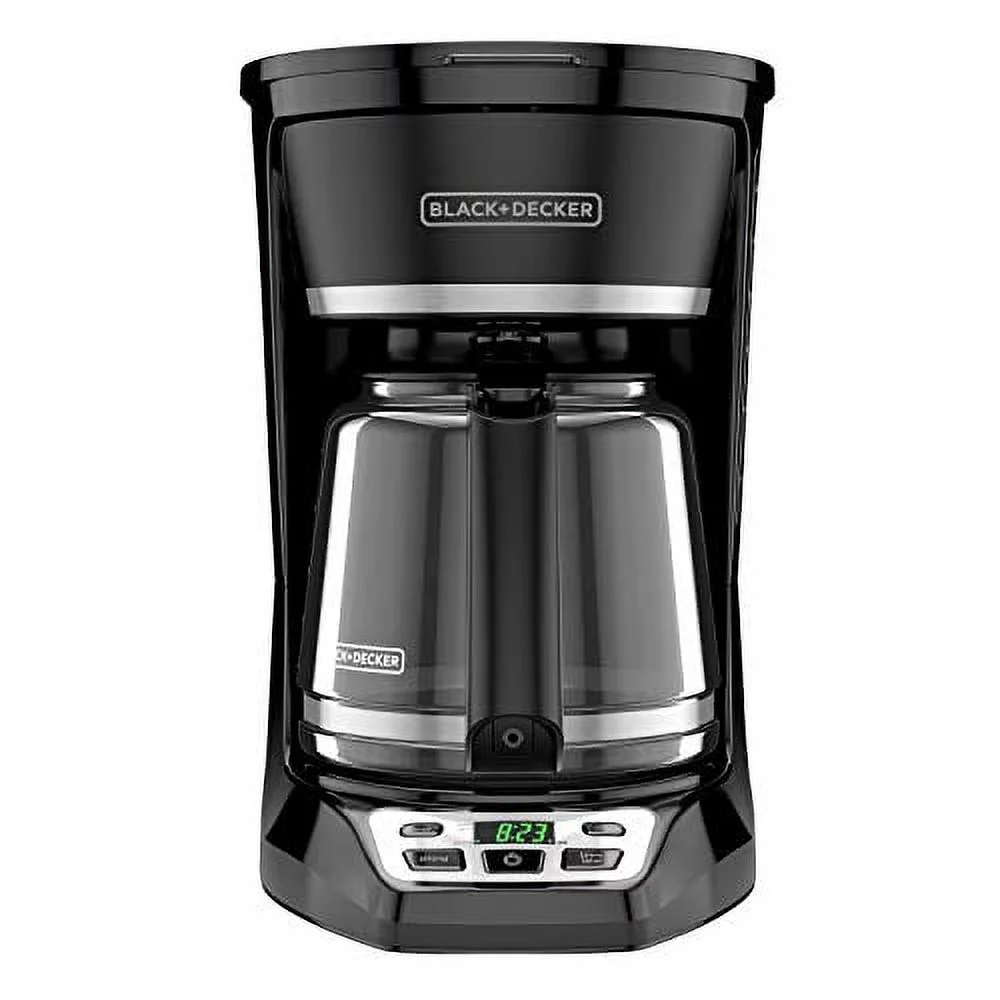 BLACK+DECKER 12-Cup* Programmable Coffeemaker, Black, CM1070B-1