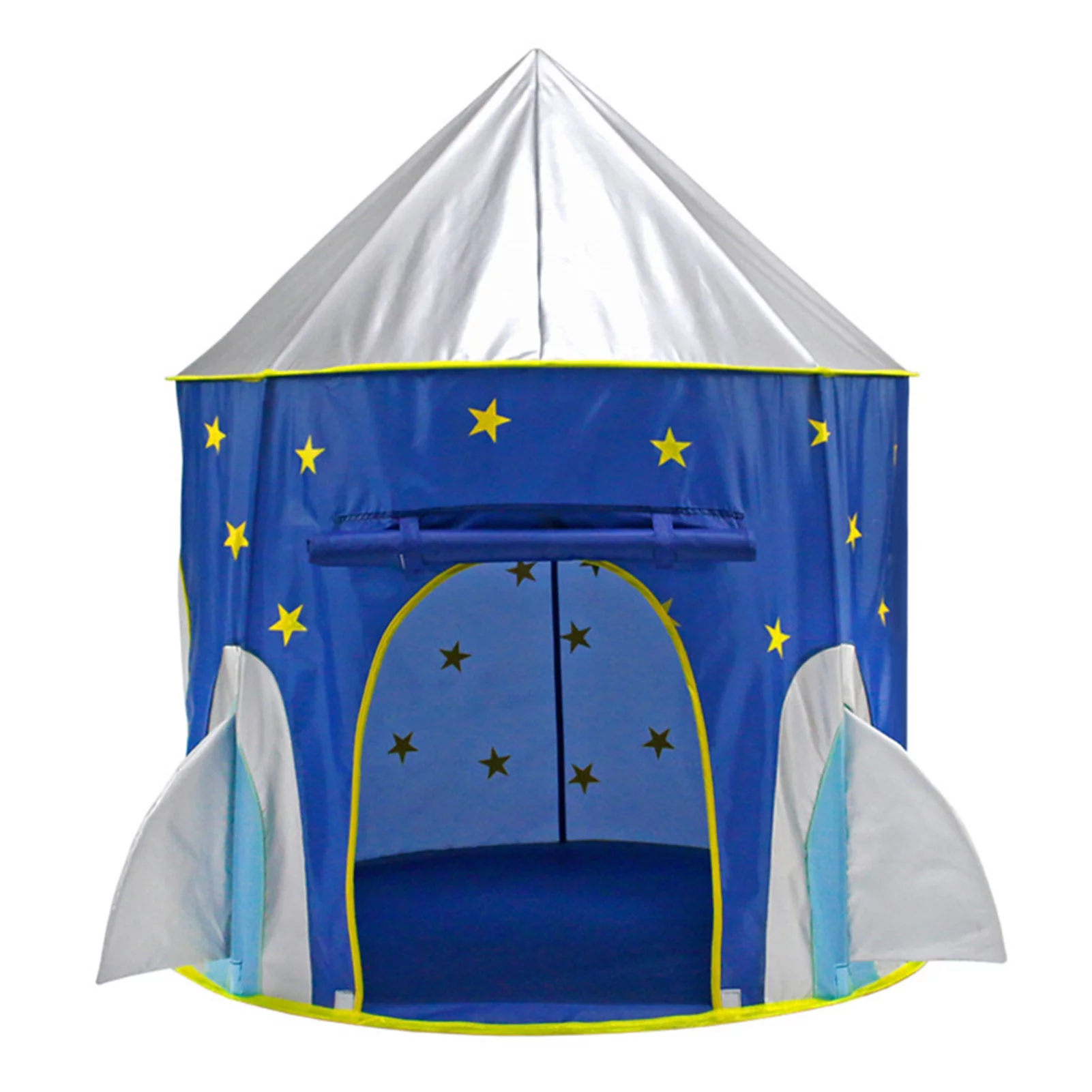 Rocket Kids Play Tent for Boys, Girls and Toddlers Imaginative Toy Indoor/Outdoor Fold-able Kids Playhouse Lightweight Easy to Install