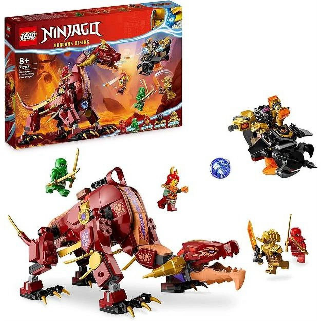 Lego Ninjago Heatwave Transforming Lava Dragon 71793