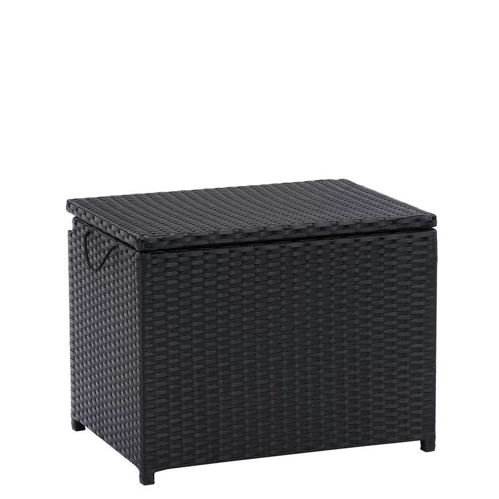 CorLiving Parksville Black Wicker / Rattan Insulated Cooler Table