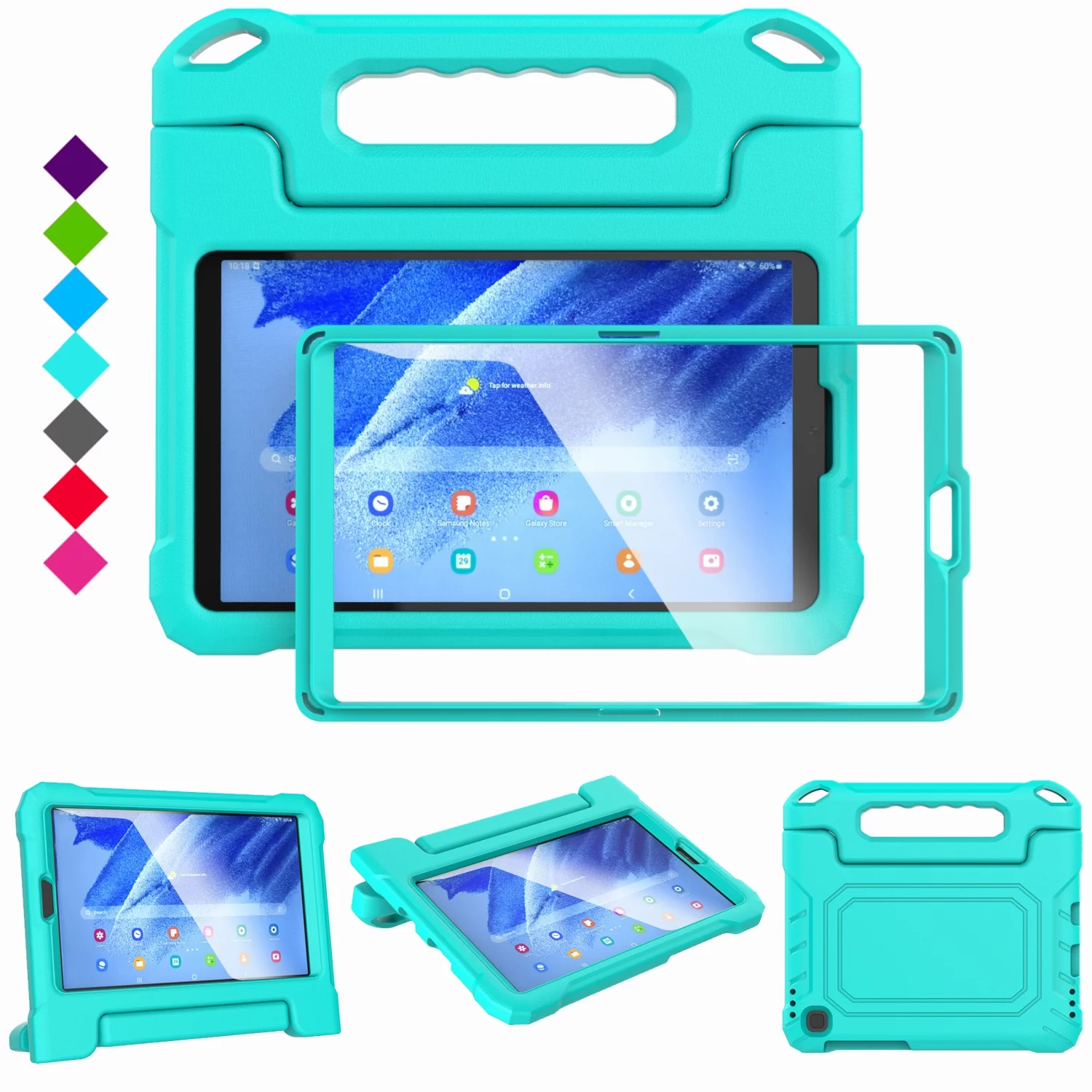 Kids Case for Samsung Galaxy Tab A7 lite 8.7-inch 2021 SM-T220/T225/T227, Galaxy Tab A7 Lite 8.7 Case – Shockproof Protection Case with Built-in Screen Protector Stand Tablet Cover