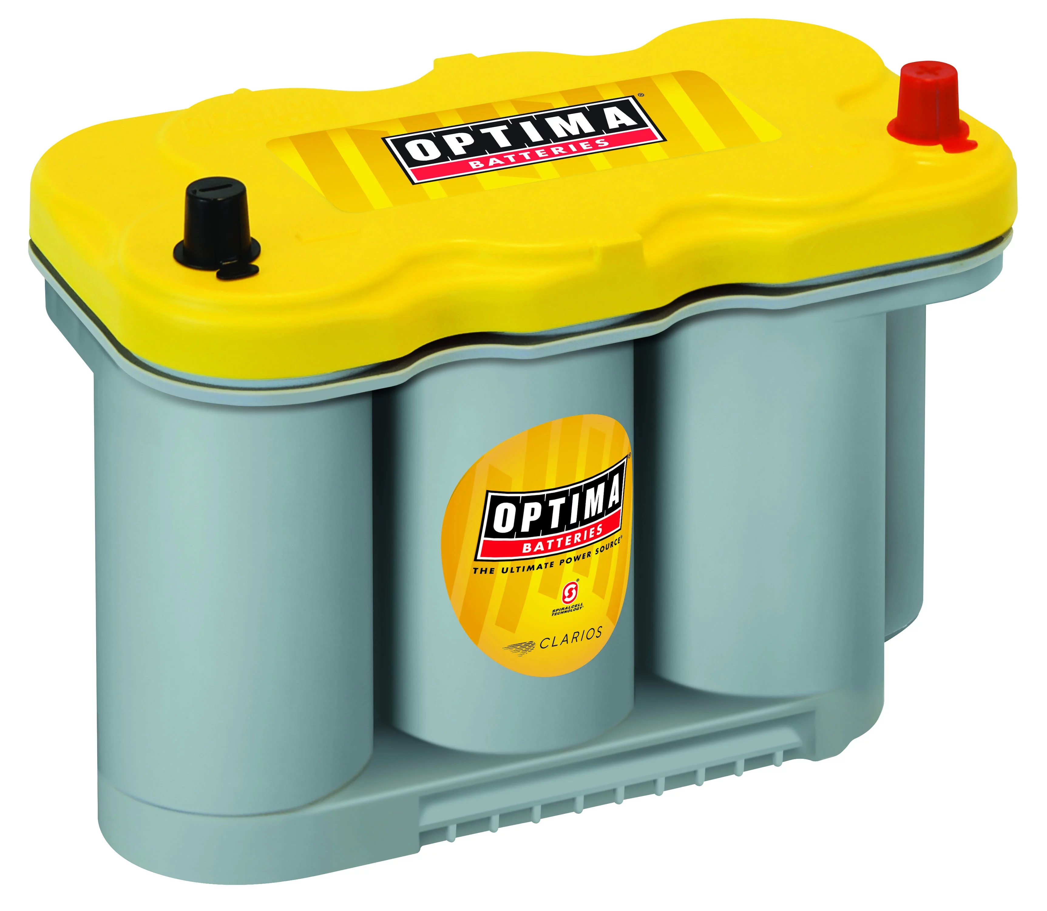 OPTIMA YellowTop AGM Spiralcell Dual Purpose Battery, Group Size 27F, 12 Volt 830 CCA