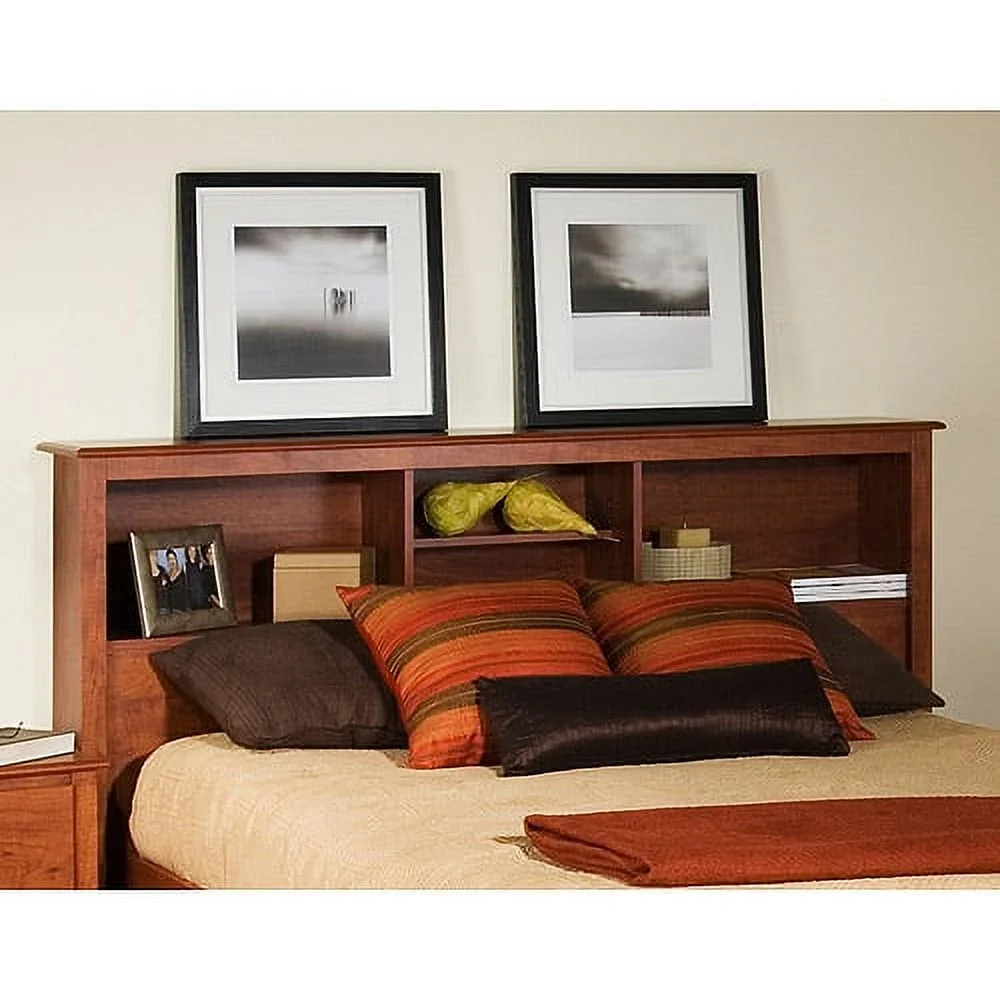 Prepac Monterey White Full/Queen Bookcase Headboard