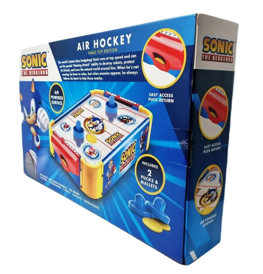 Sonic The Hedgehog Air Hockey Table Top Edition