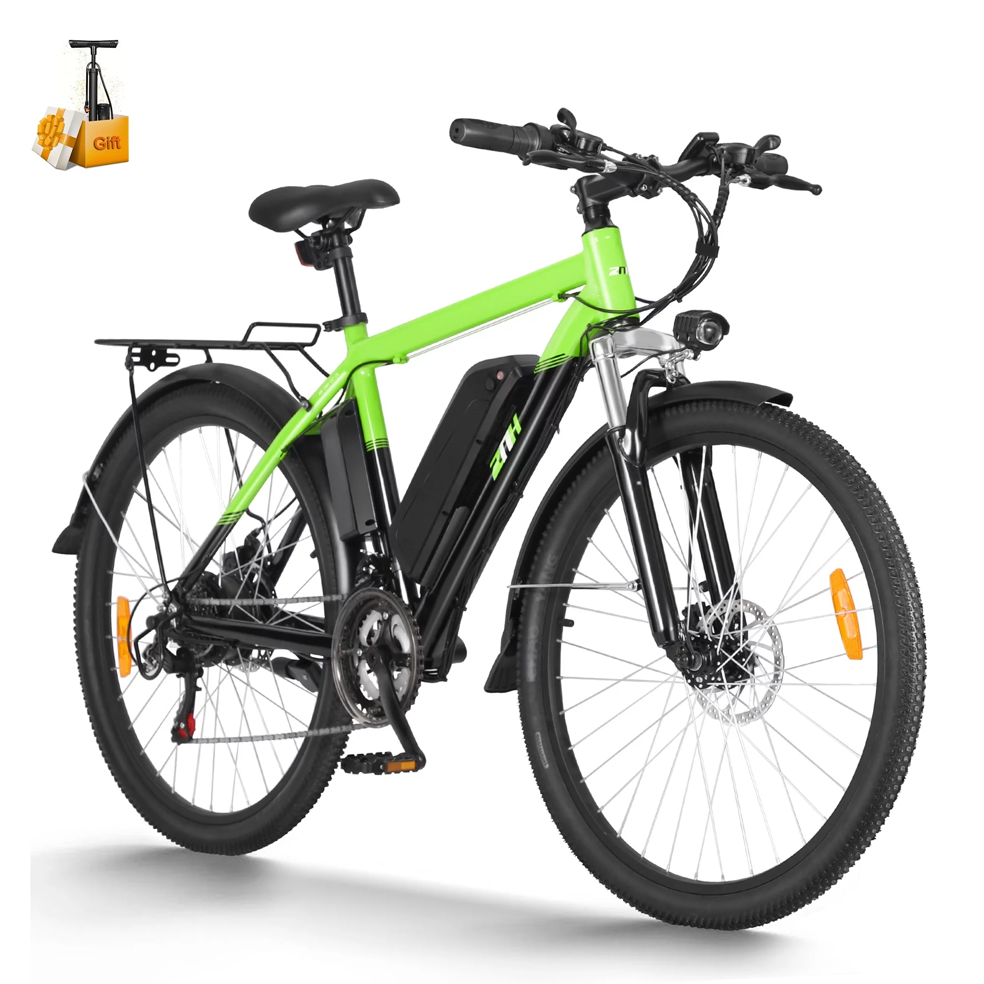 ZNH Electric Bike 26″ Electric Mountain Bicycles 350W Motor E bike 21 Speed 36V 10Ah Electric Commuter Bike 20MPH Black Electric Bicycle Ebike