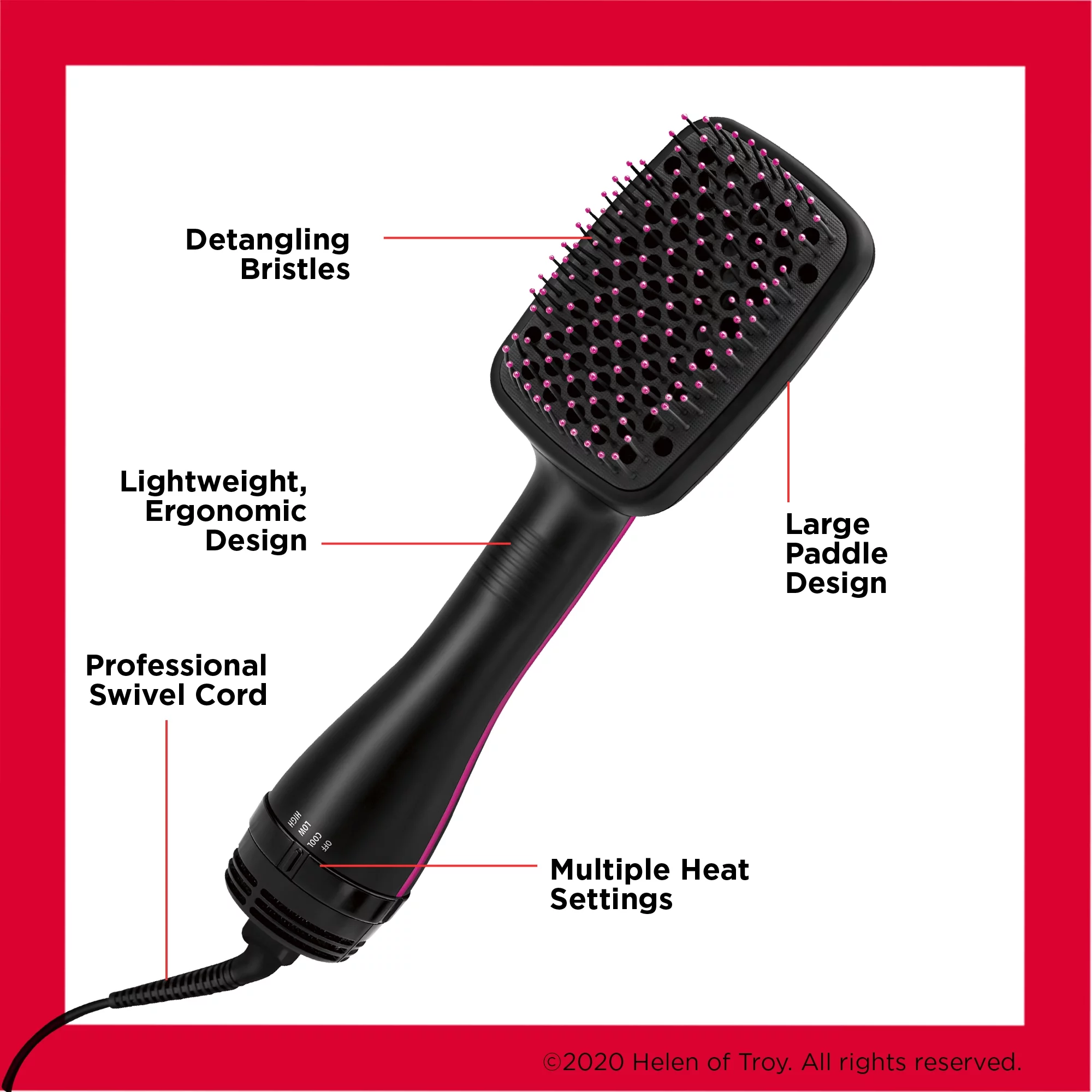 Revlon One-Step Hair Dryer and Styler, Black