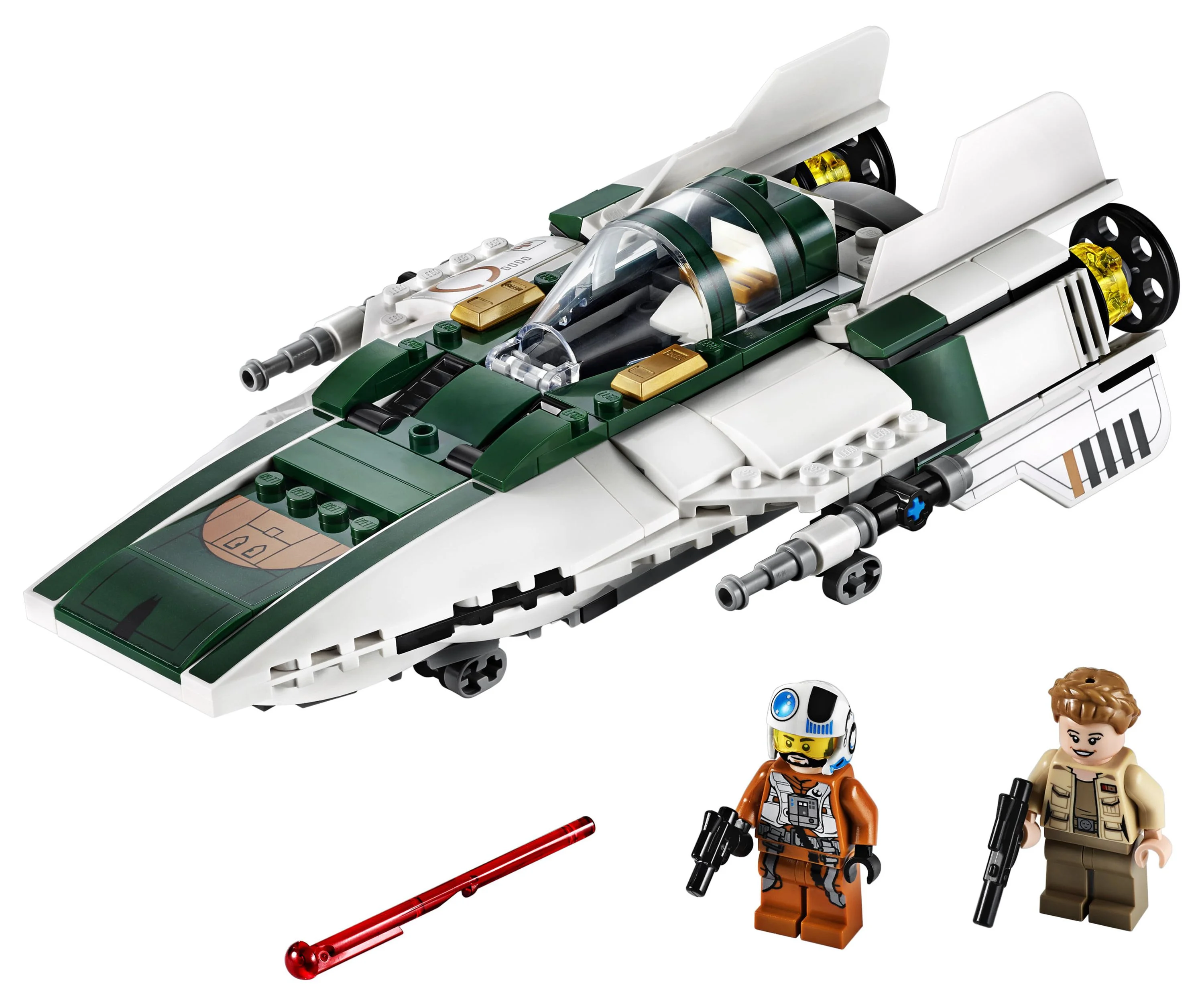 LEGO Star Wars: The Rise of Skywalker Resistance A-Wing Starfighter 75248 Advanced Collectible Starship Model Set (269 Pieces)