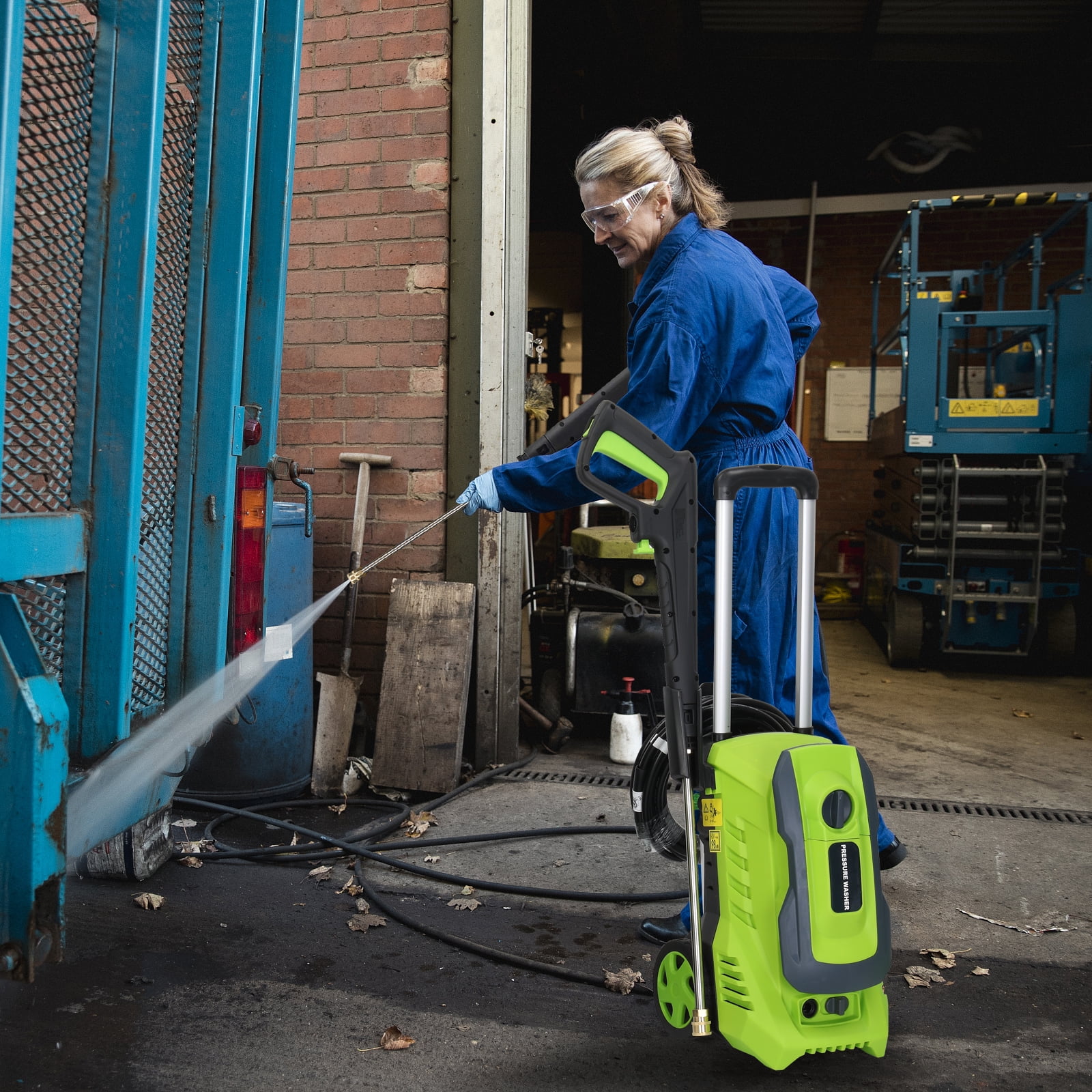 Ktaxon High Pressure Washer, 3300PSI Max 2GPM Electric Power Washer Cleaner, with 4 Nozzles, Soap Bottle