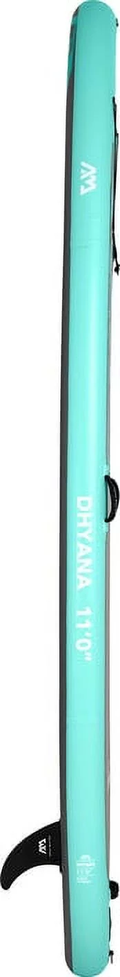 Aqua Marina Stand Up, Fitness Series, Yoga Paddle Board – DHYANA 11’0″ – Inflatable SUP Package, including Carry Bag, Paddle, Fin, Pump & Safety Harness