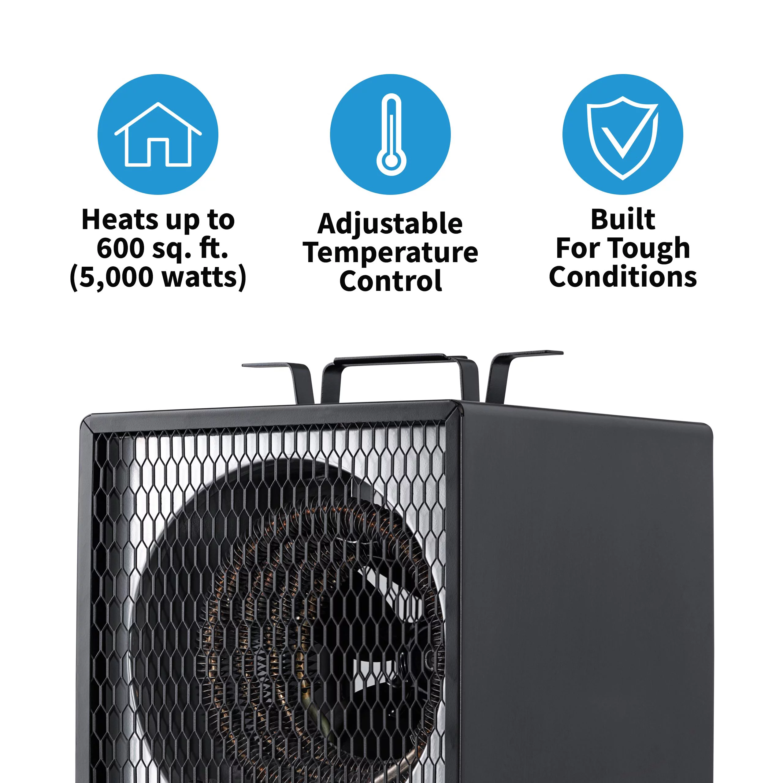 NewAir 5600 Watt Garage Heater, Black