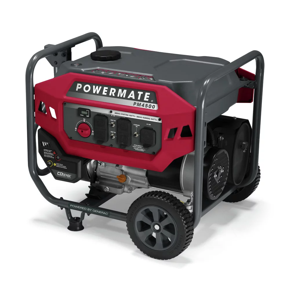 Generac P0081200 Powermate Portable Inverter Generator, 4500 Watts – Quantity 1