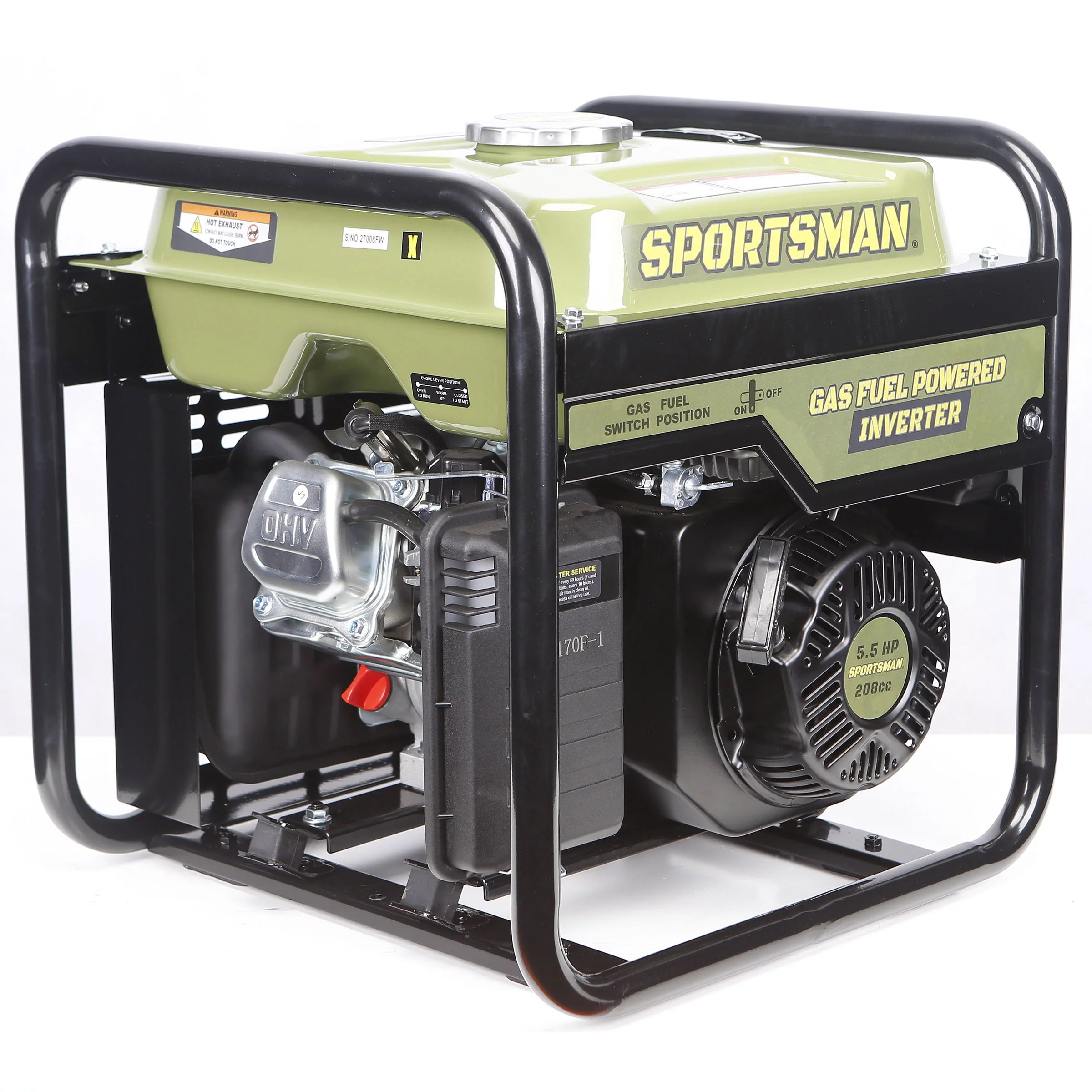 Sportsman 3000 Surge Watts Open Frame Portable Gasoline Inverter Generator