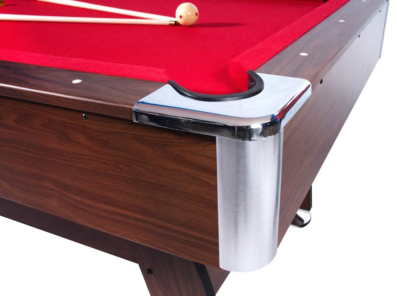 RACK Draco 7-Foot Tournament Billiard/Pool Table (Red)