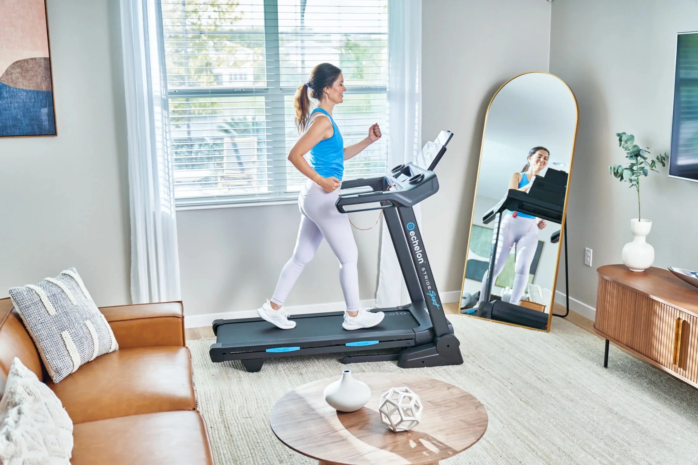 Echelon Stride 30 Smart Foldable Treadmill with Cushioned Deck + 30-Day Free Membership