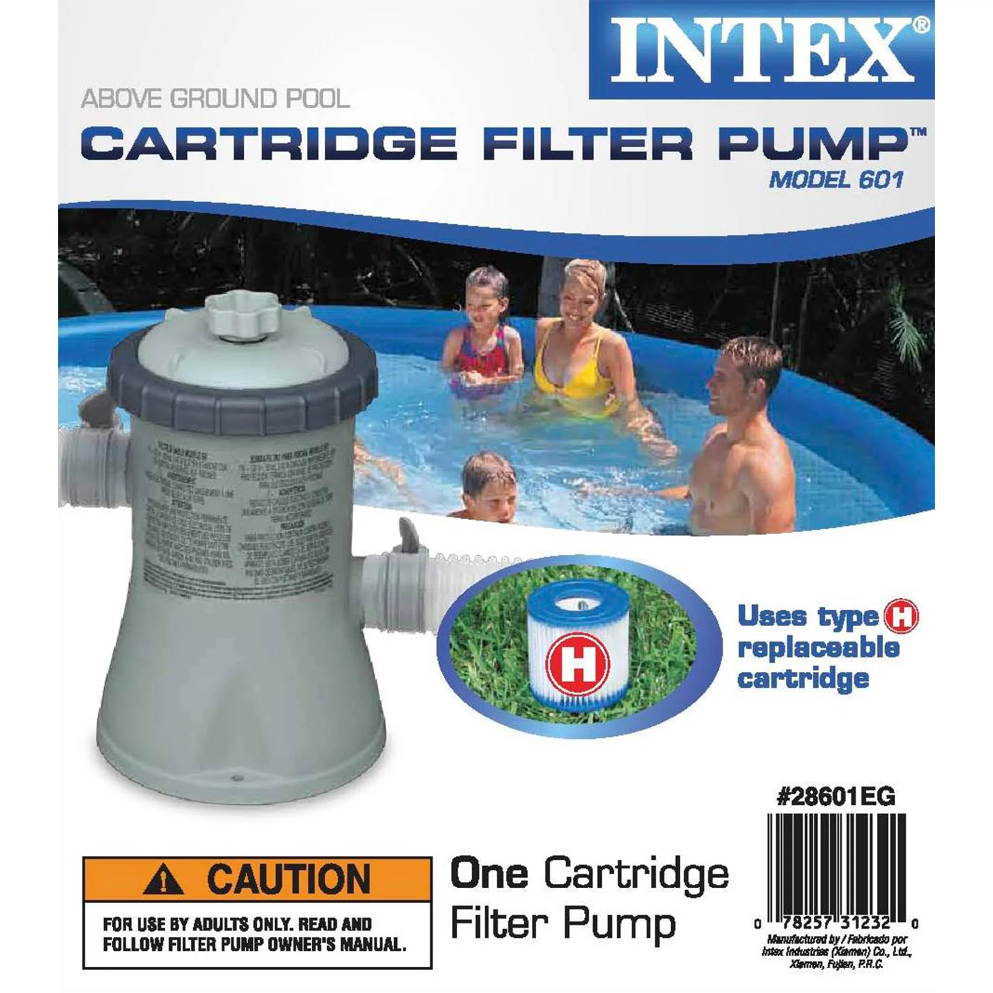 Intex 8ft x 30in Easy Set Inflatable Swimming Pool with 330 GPH Filter Pump