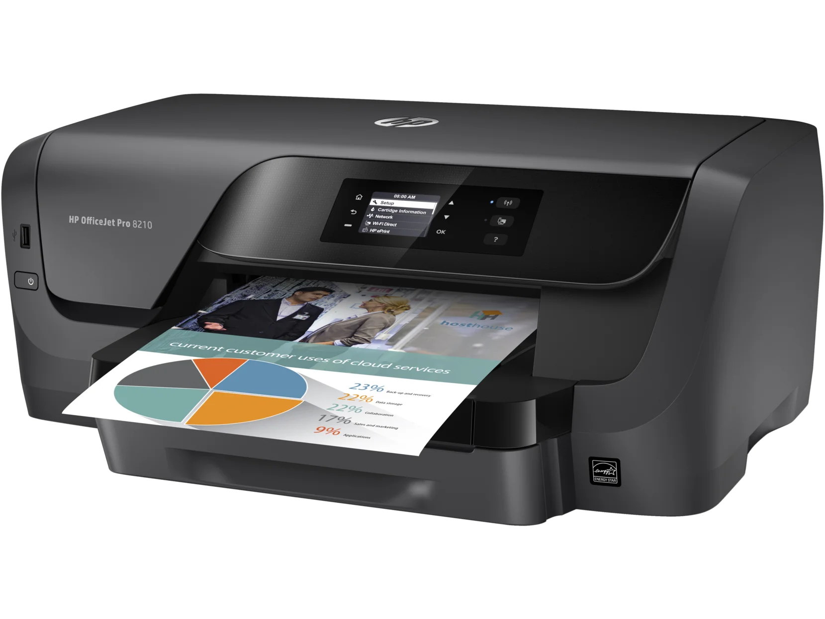 HP OfficeJet Pro 8210 Printer | Print only, wireless | D9L64A