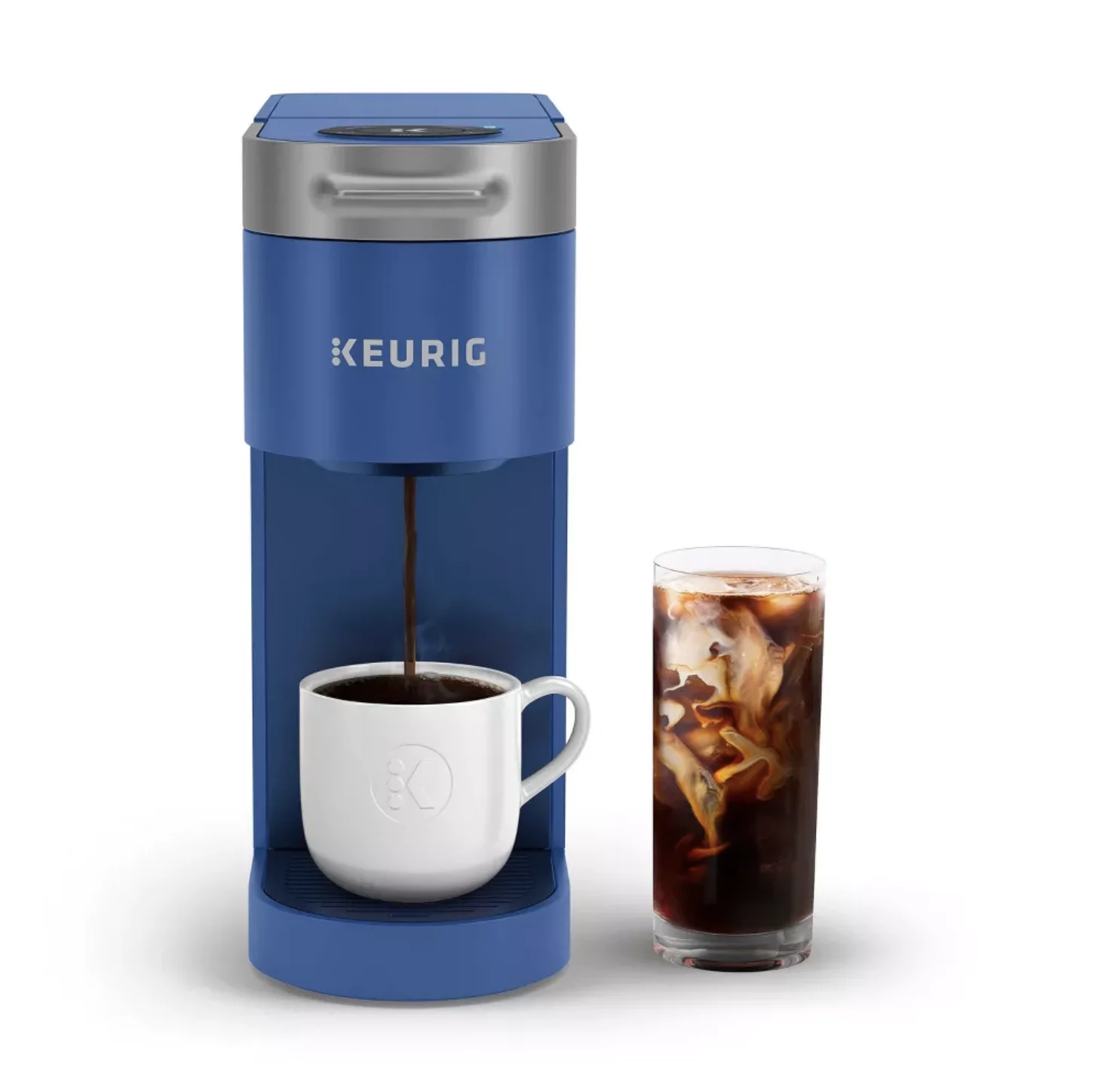 Keurig K-Slim + ICED Single-Serve Coffee Maker, Blue