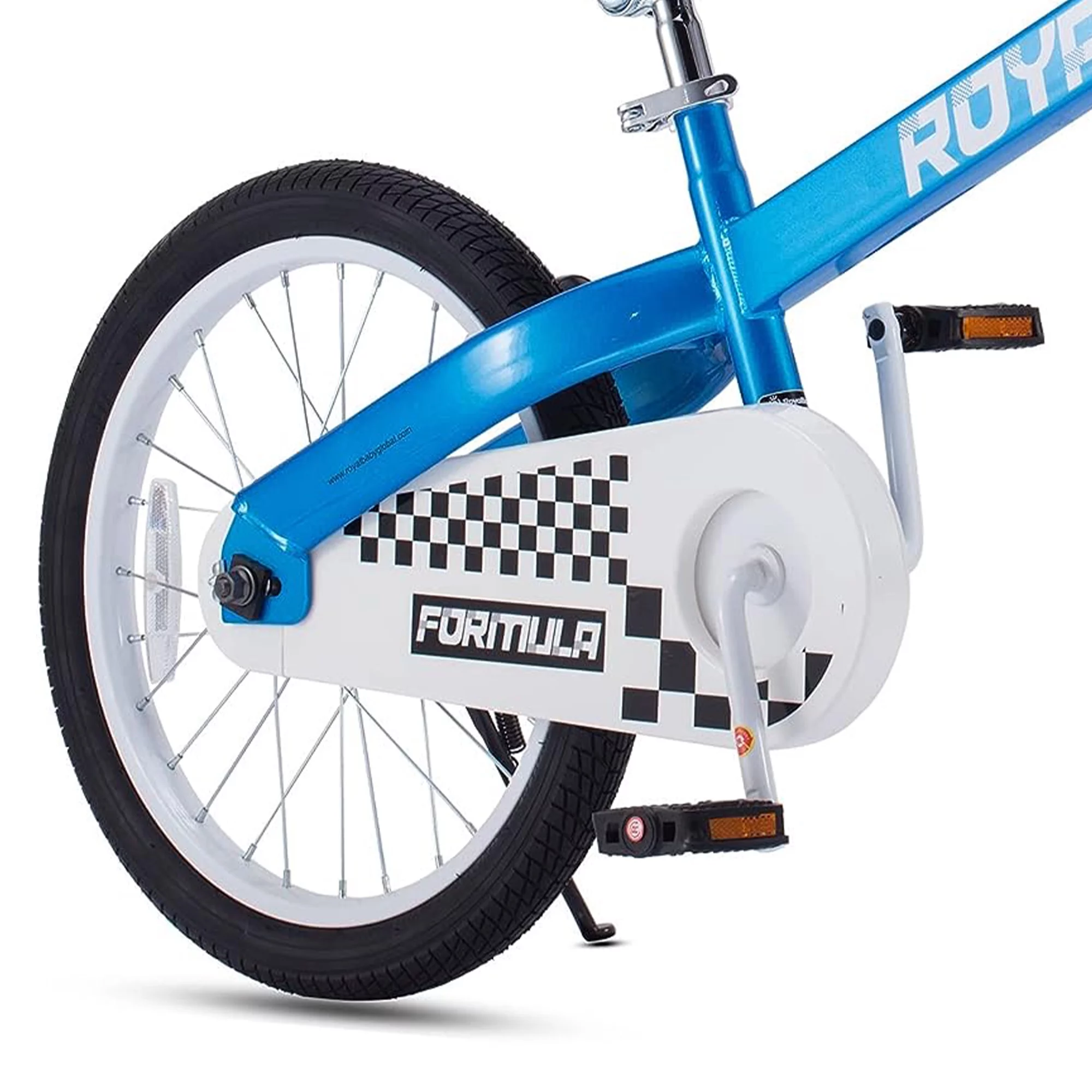 RoyalBaby Formula 20” Kids Bike with Kickstand and Dual Hand Brakes, Blue