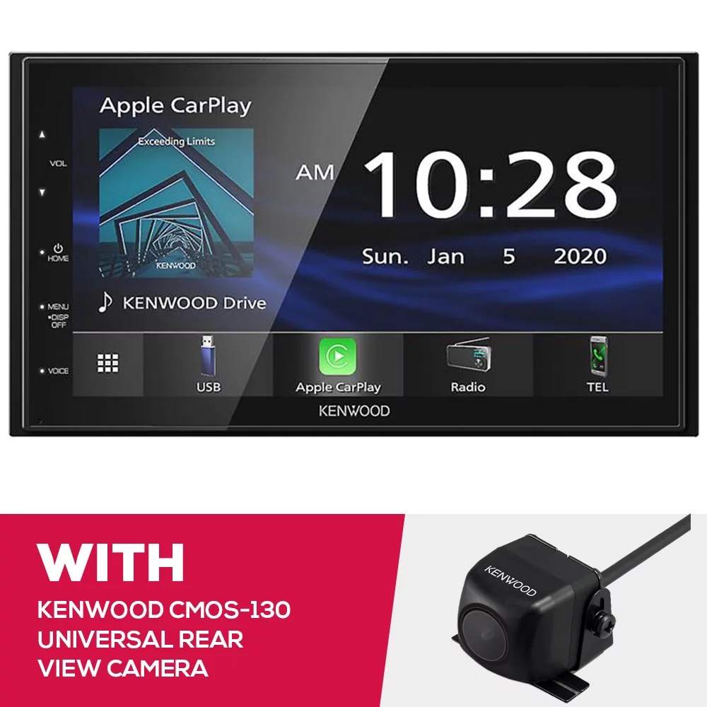 New Kenwood DMX4707S Multimedia Receiver and CMOS-130 Universal Rear View Camera