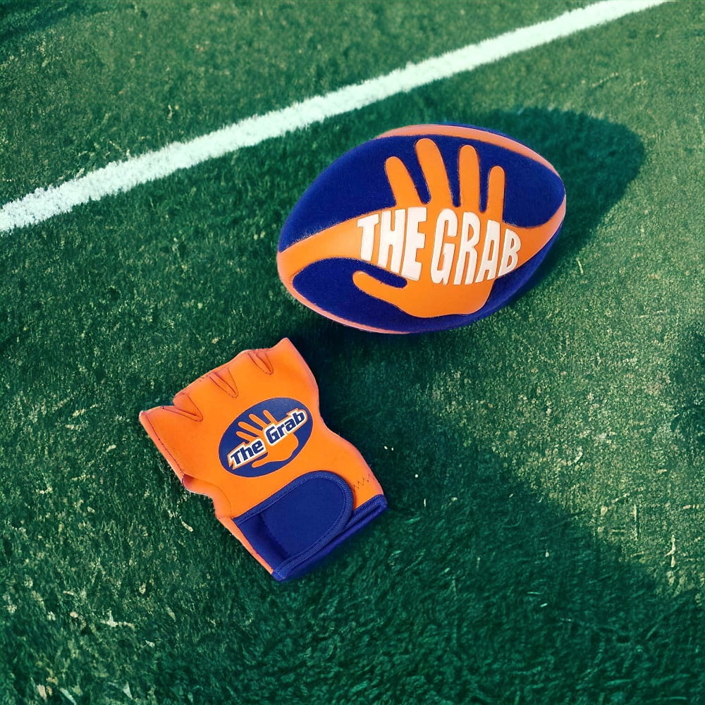 The Grab Football – Make Incredible One Handed Catches, Game of Catch and Throw Football Toy