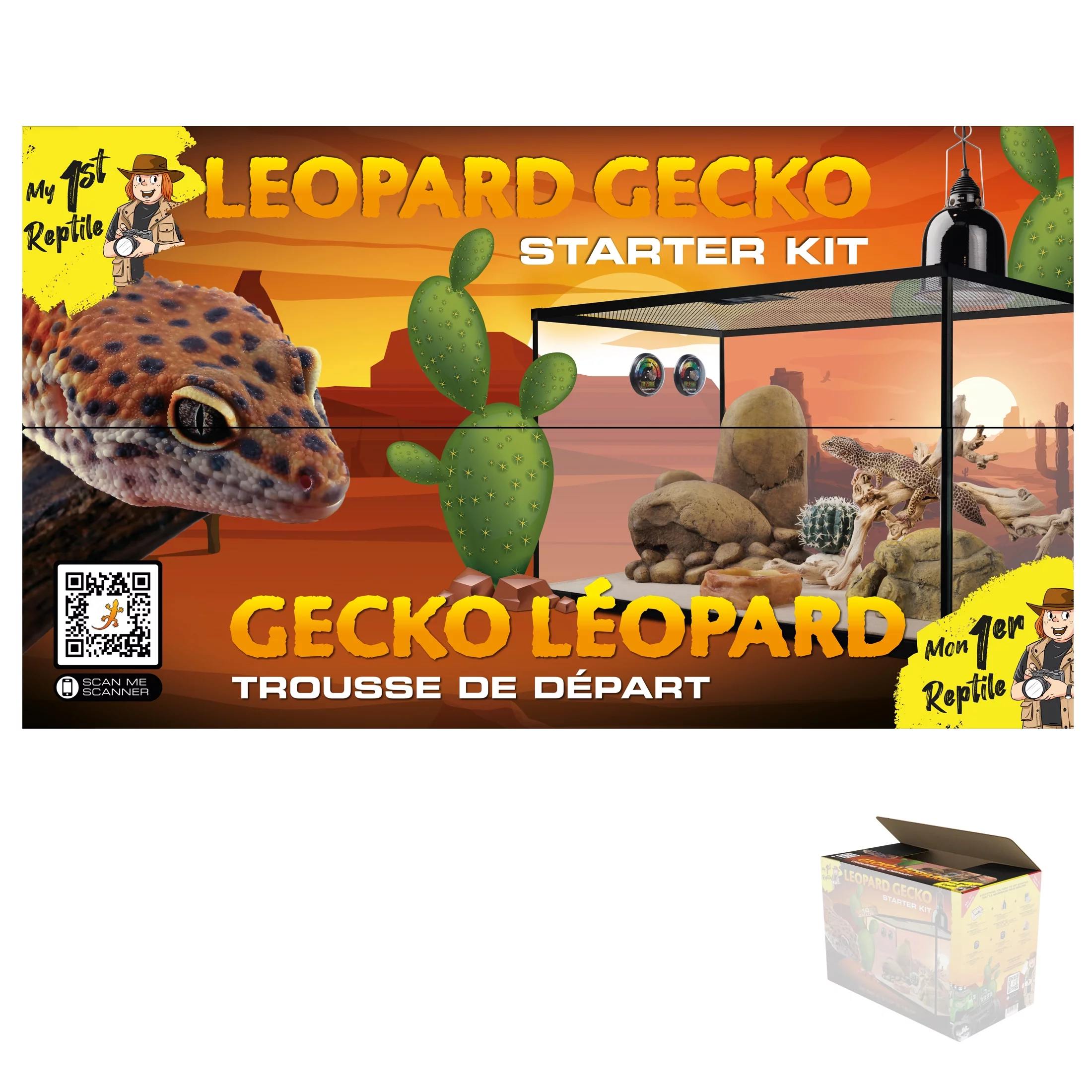 Leopard Gecko Reptile Starter Kit