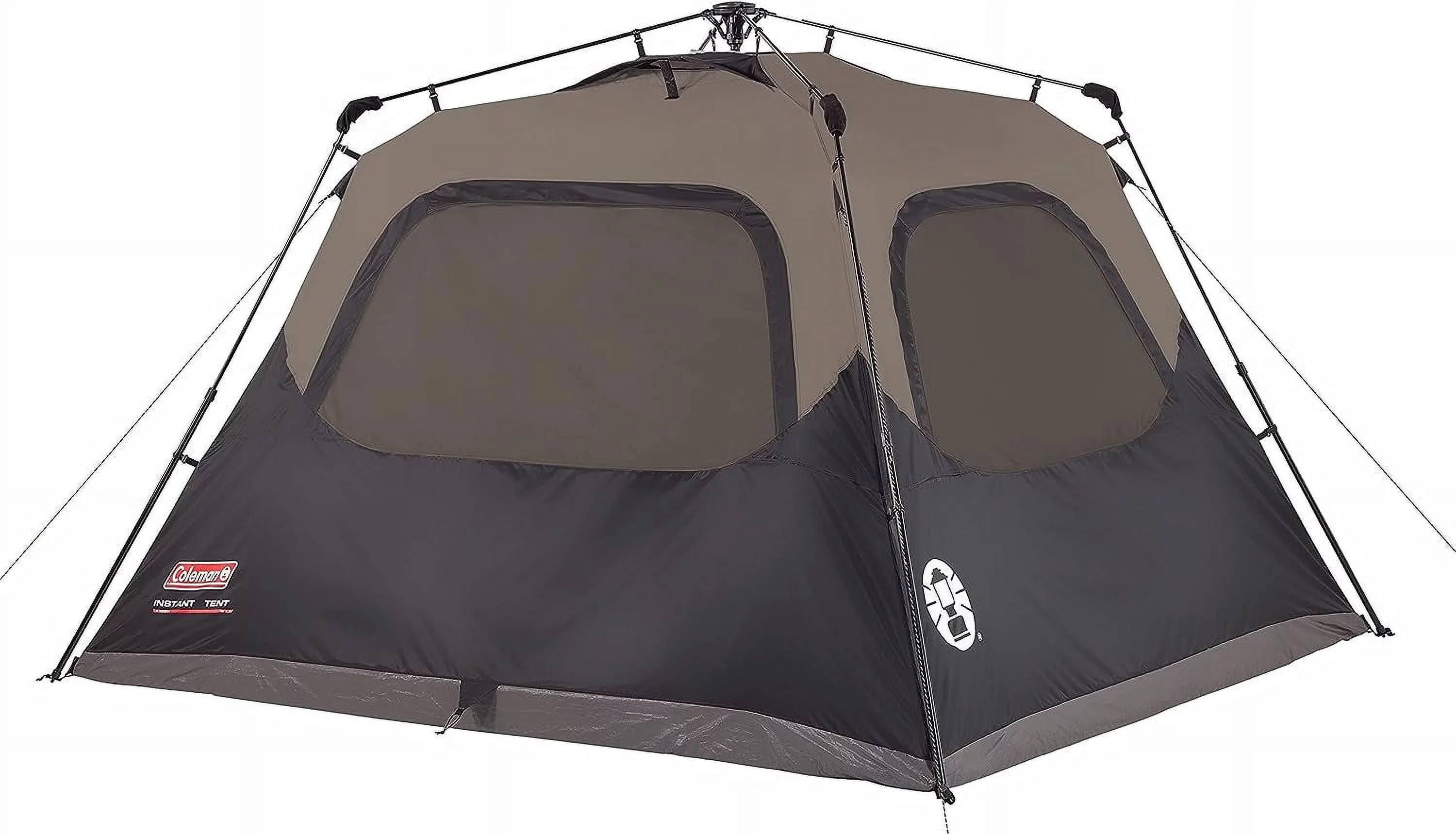 Coleman Gray Instant Setup Cabin Tent for 4 People with 1 Room