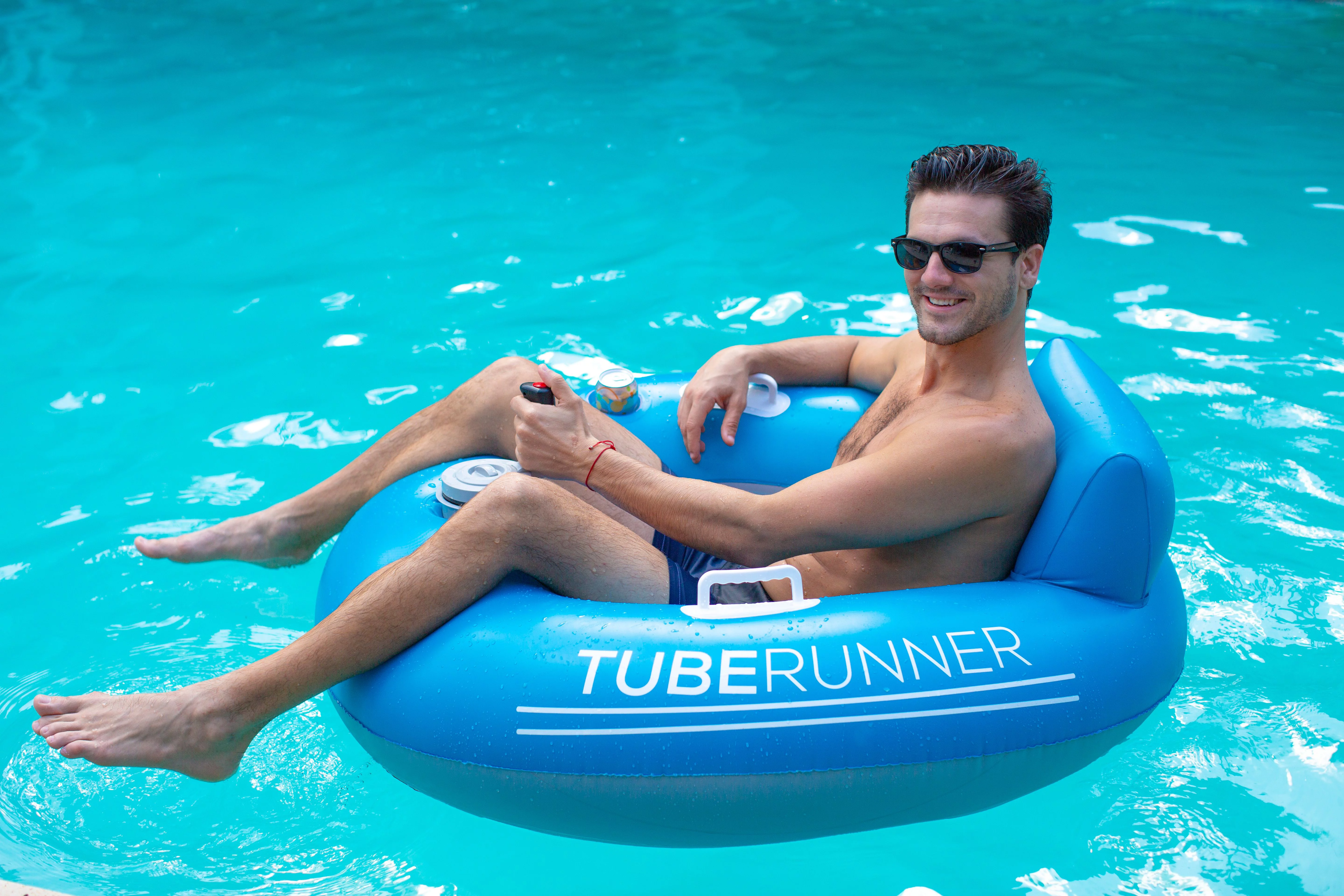 PoolCandy Tube Runner Motorized Pool Tube with Built-In Throttle