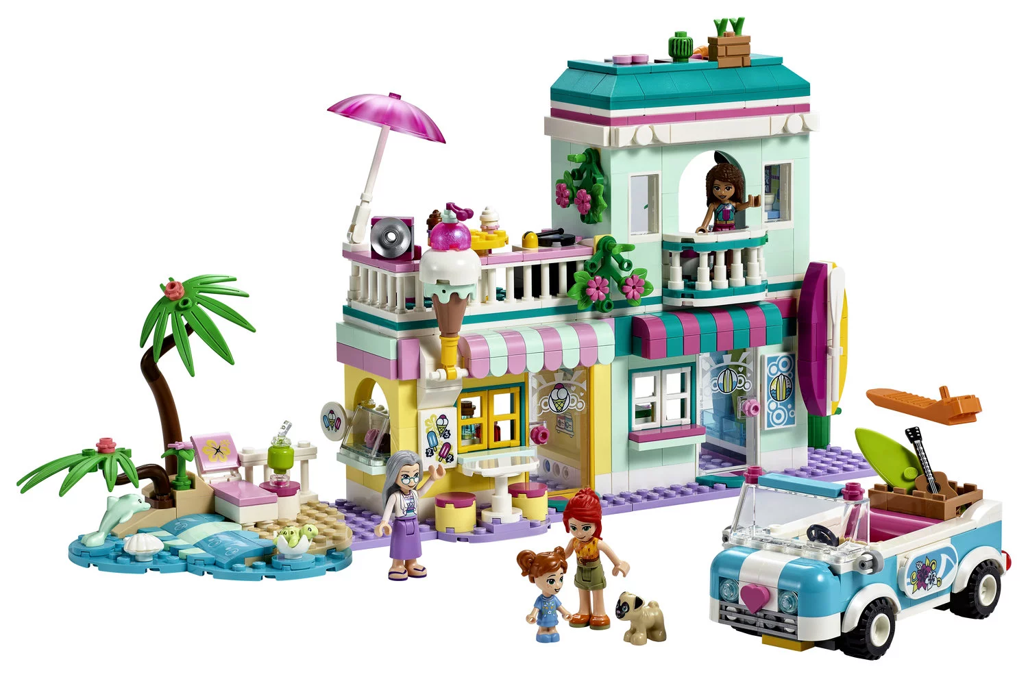 LEGO Friends Surfer Beachfront 76390 Building Kit Buildable Toys (685 Pieces)