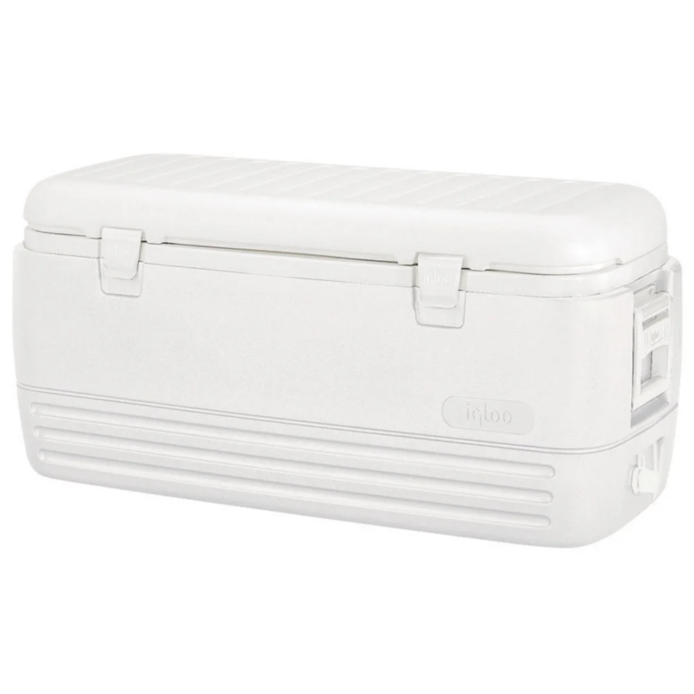 Igloo 120 qt. Quick & Cool Polar Ice Chest Cooler, White