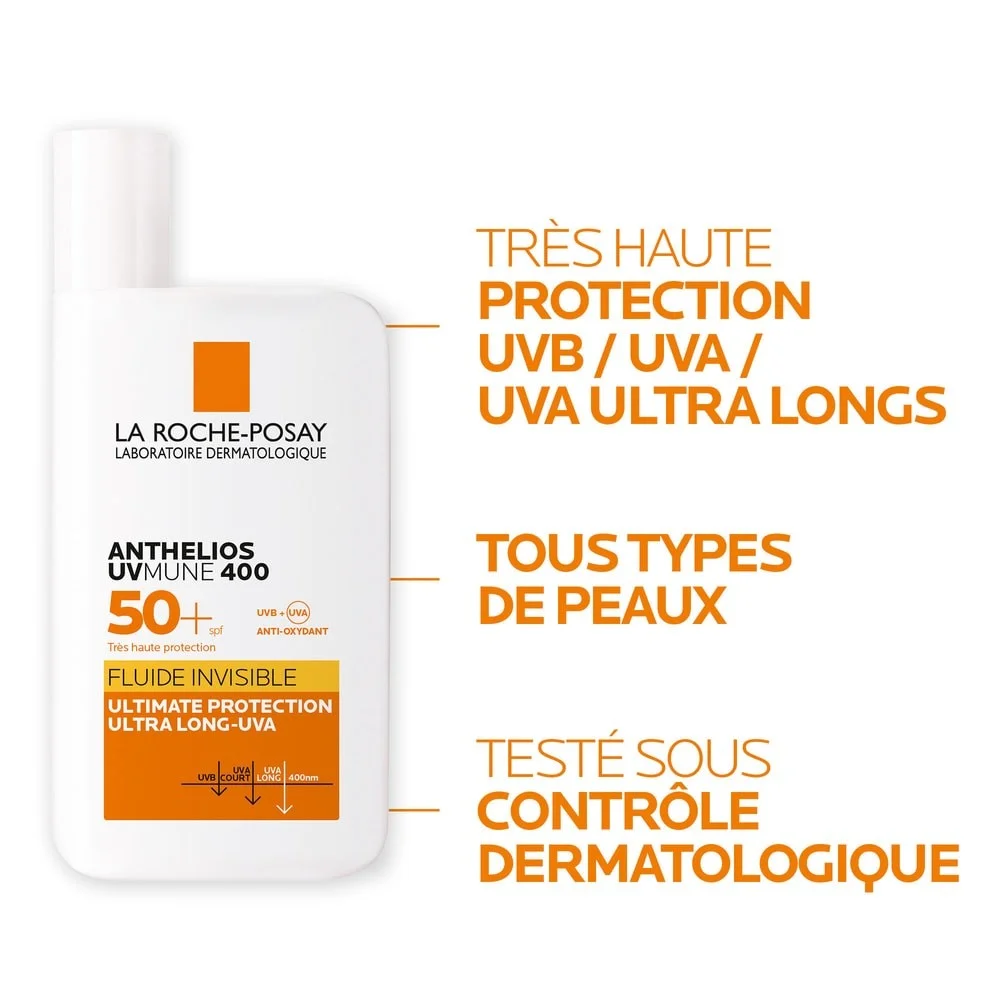 La Roche-Posay Anthelios UVmune 400 Invisible Fluid SPF50+ 50ml (1.7oz)