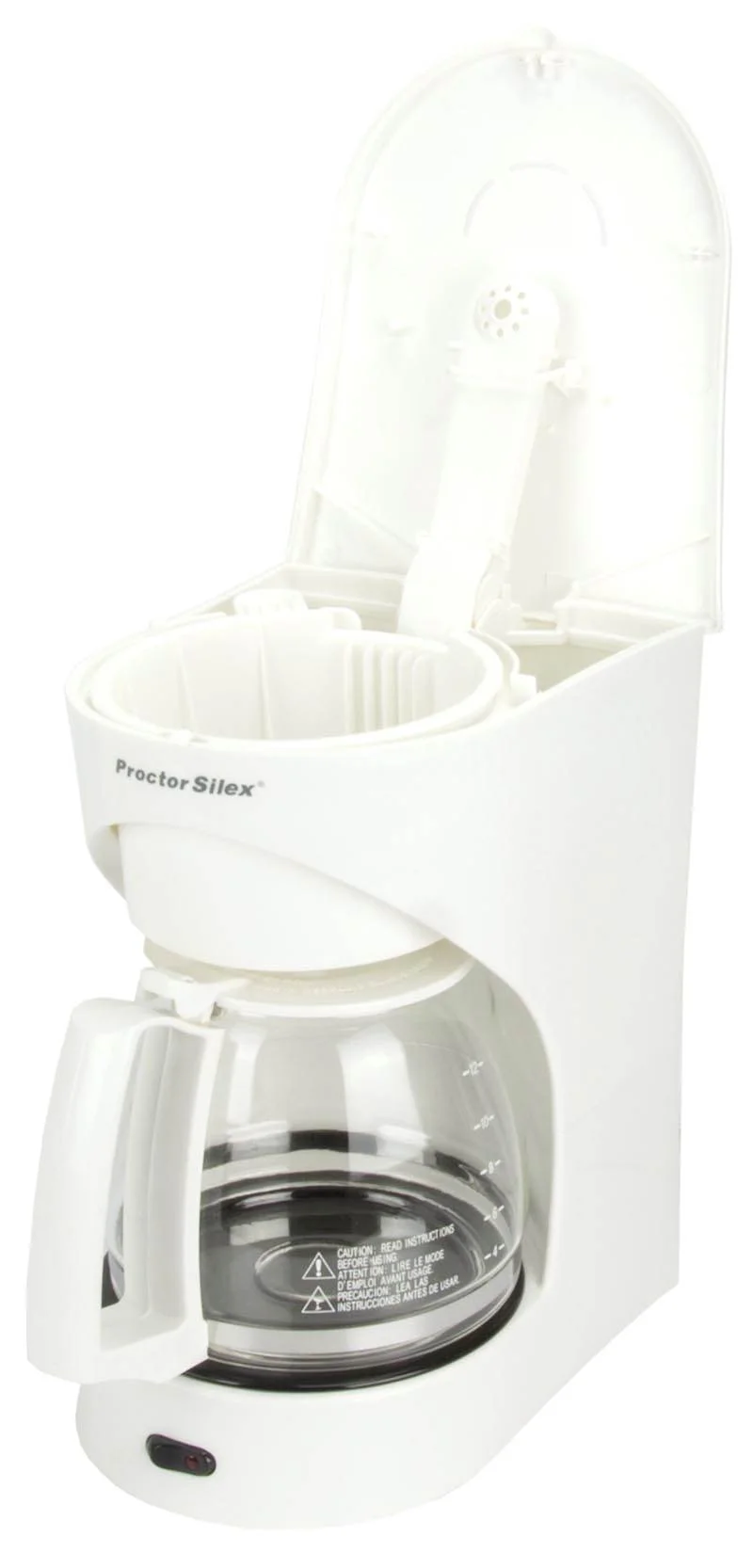 Proctor Silex 43501Y 12-Cup Kitchen Coffee Coffeemaker Brewer  CounterTop -White